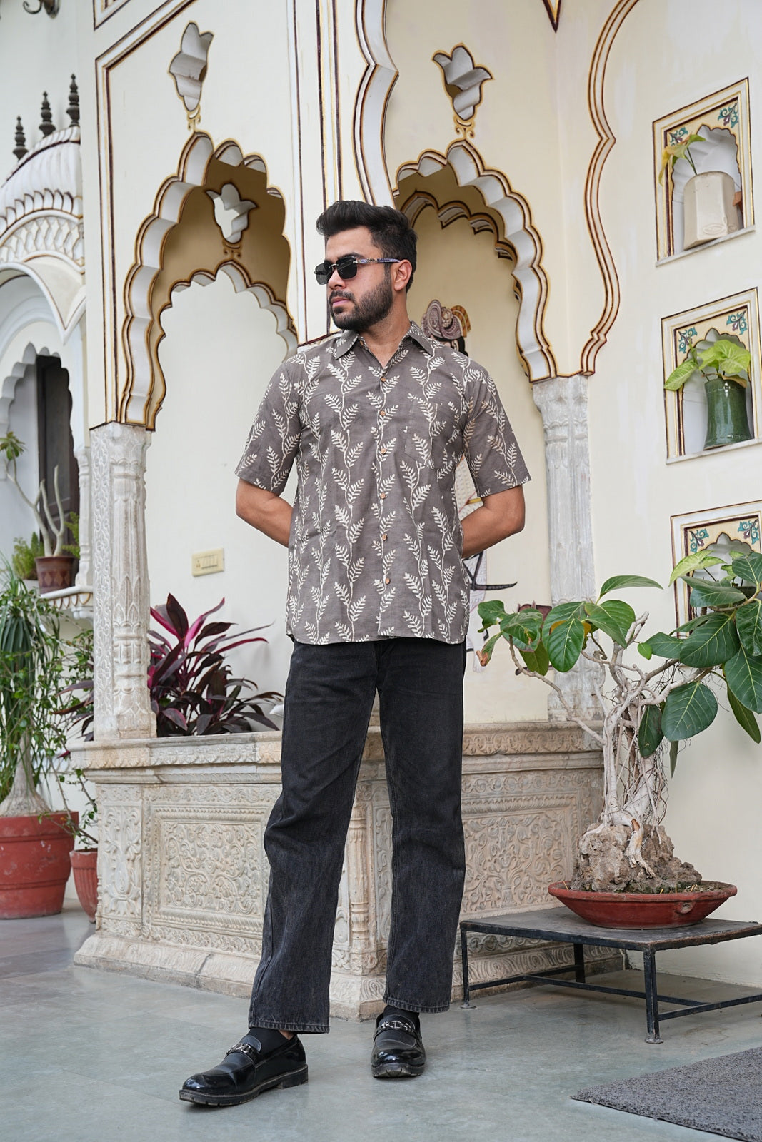 Men’s Pure Cotton Handblock Shirts – Comfortable & Sustainable