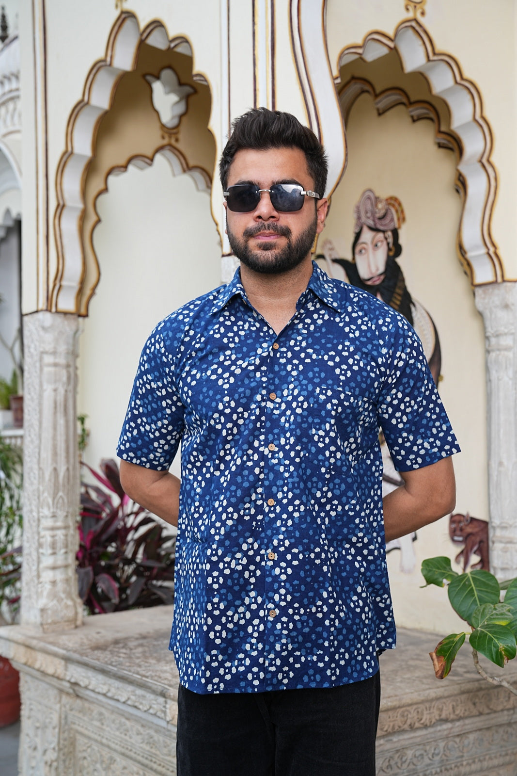 Men’s Pure Cotton Handblock Shirts – Comfortable & Sustainable