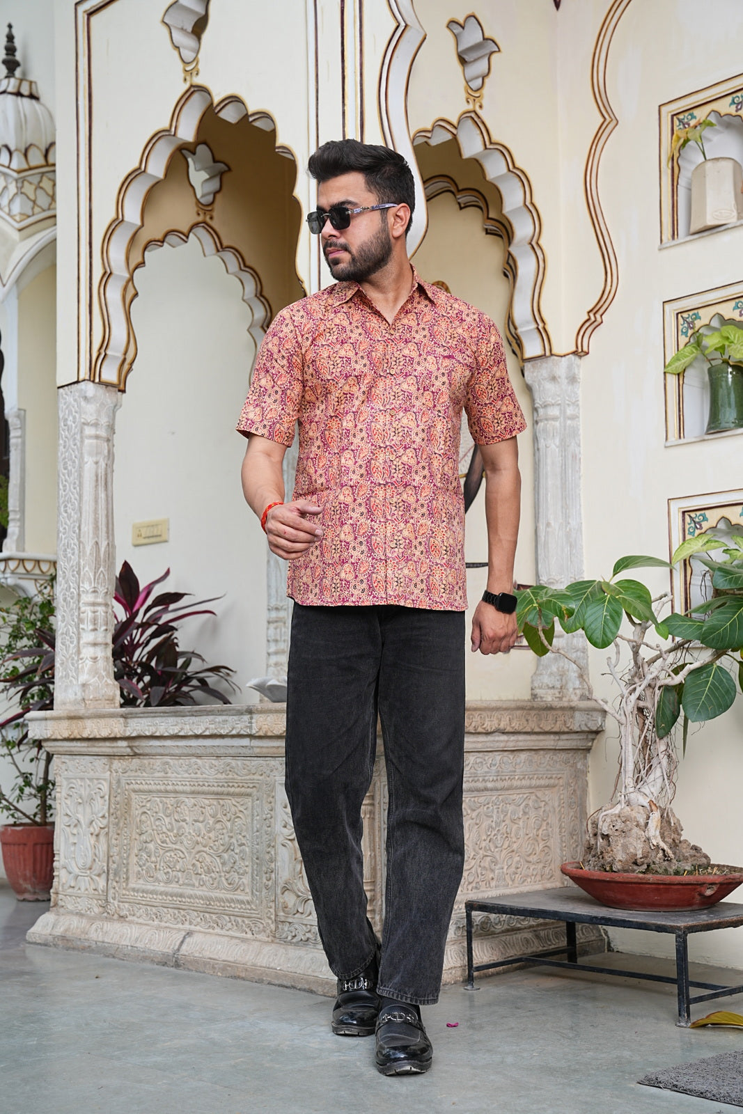 Men’s Pure Cotton Handblock Shirts – Comfortable & Sustainable