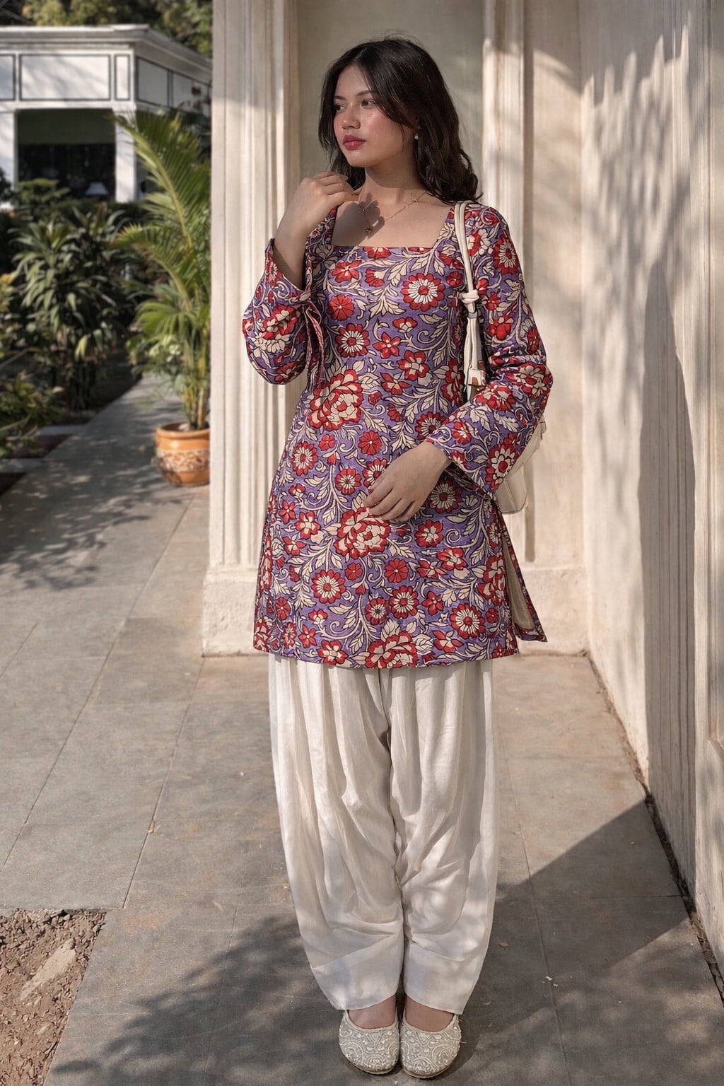 House of the Handblock Jaipur Handblock Printed Pure Cotton Corset Kurti | U Neck Deep Back with String | XS to 6XL