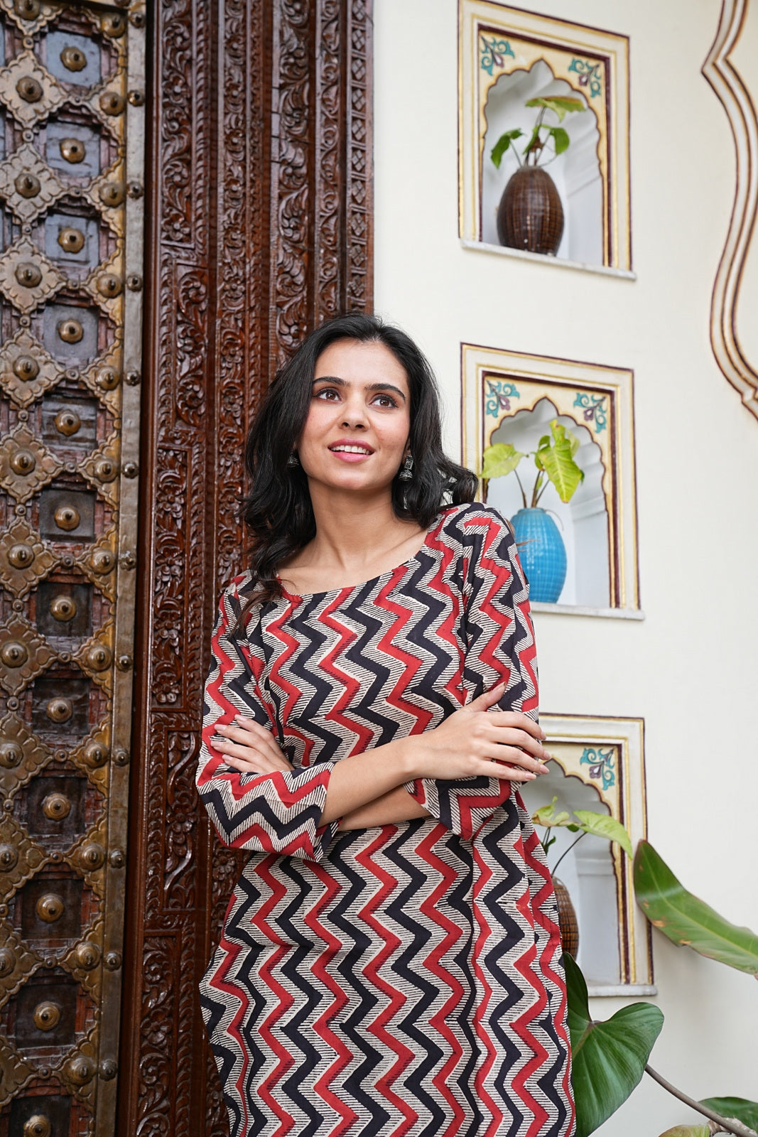 Women's Short Handblock Kurti – Pure Cotton | Jaipur Print