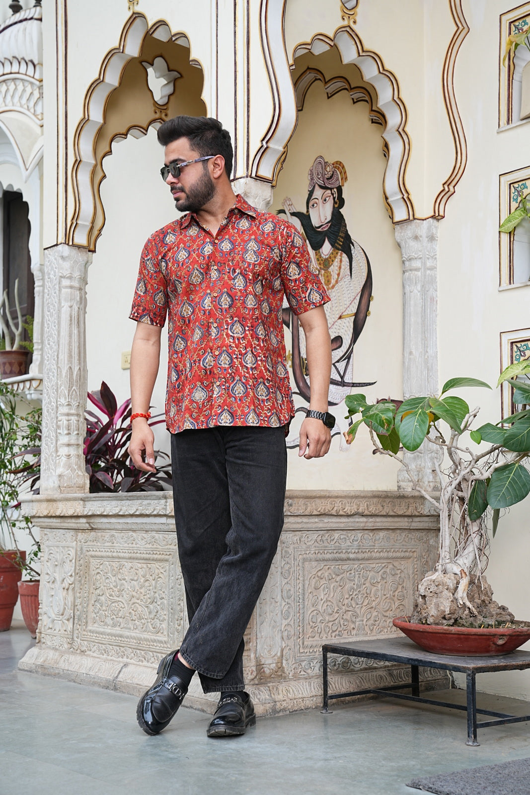 Men’s Pure Cotton Handblock Shirts – Comfortable & Sustainable