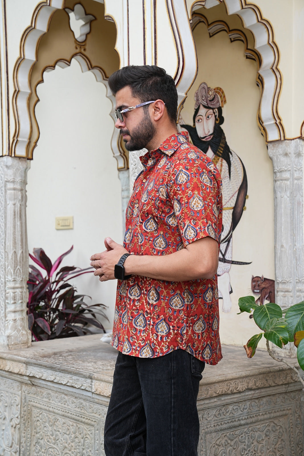 Men’s Pure Cotton Handblock Shirts – Comfortable & Sustainable