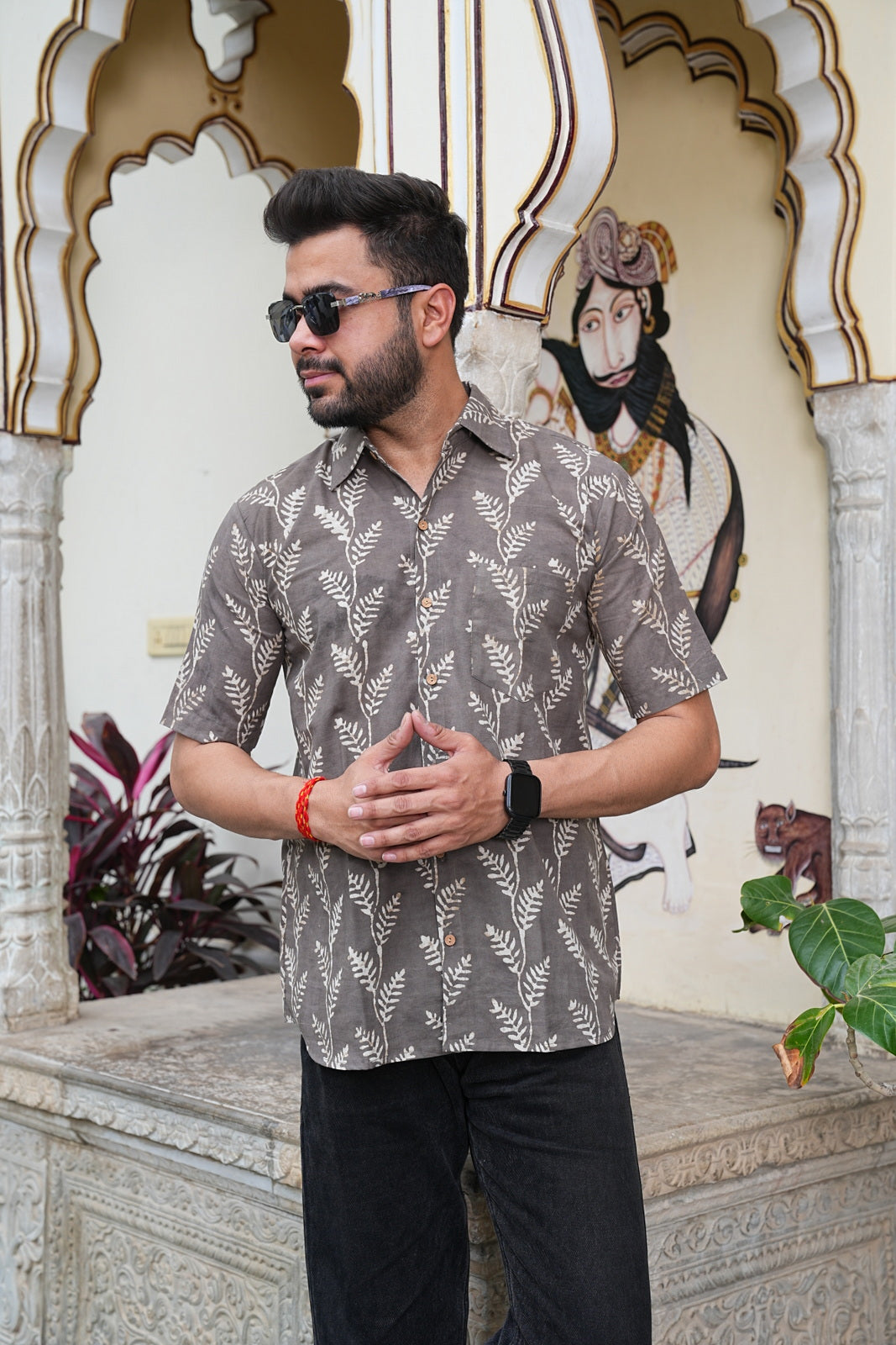 Men’s Pure Cotton Handblock Shirts – Comfortable & Sustainable