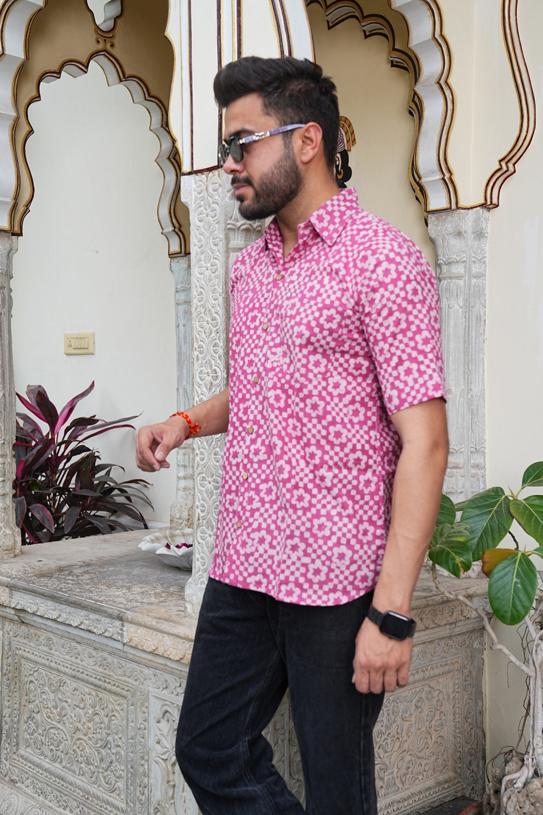 Men’s Pure Cotton Handblock Shirts – Comfortable & Sustainable