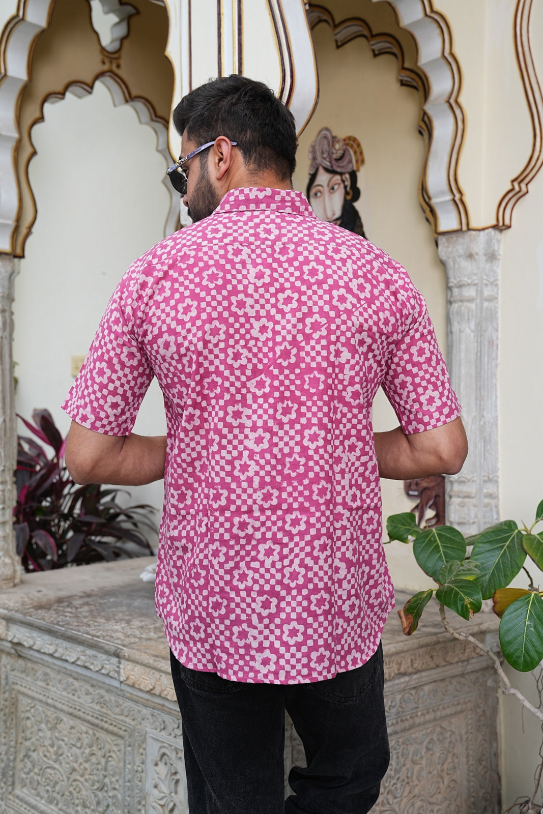 Men’s Pure Cotton Handblock Shirts – Comfortable & Sustainable