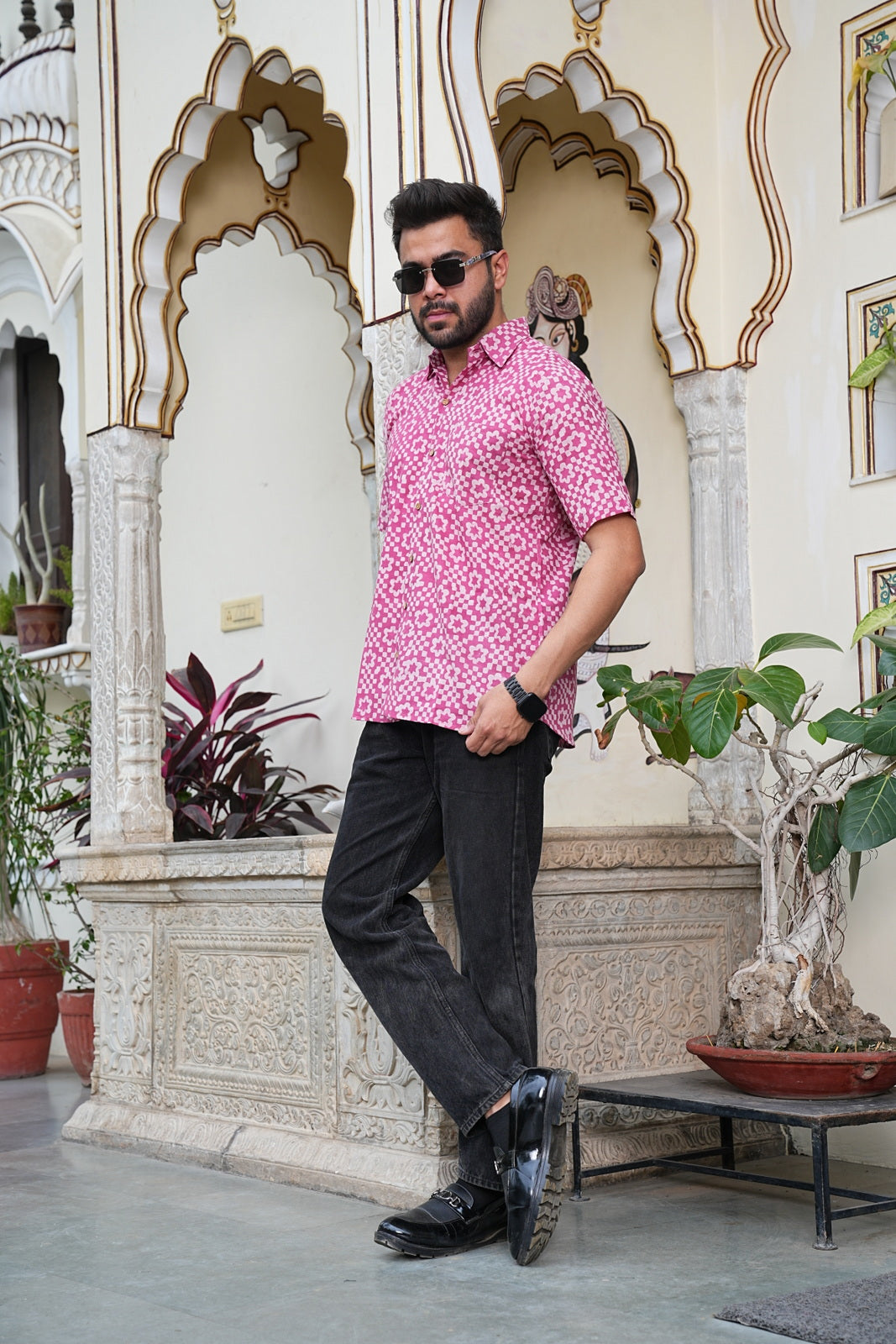 Men’s Pure Cotton Handblock Shirts – Comfortable & Sustainable