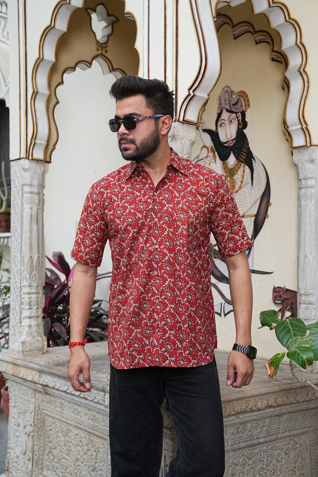 Men’s Pure Cotton Handblock Shirts – Comfortable & Sustainable