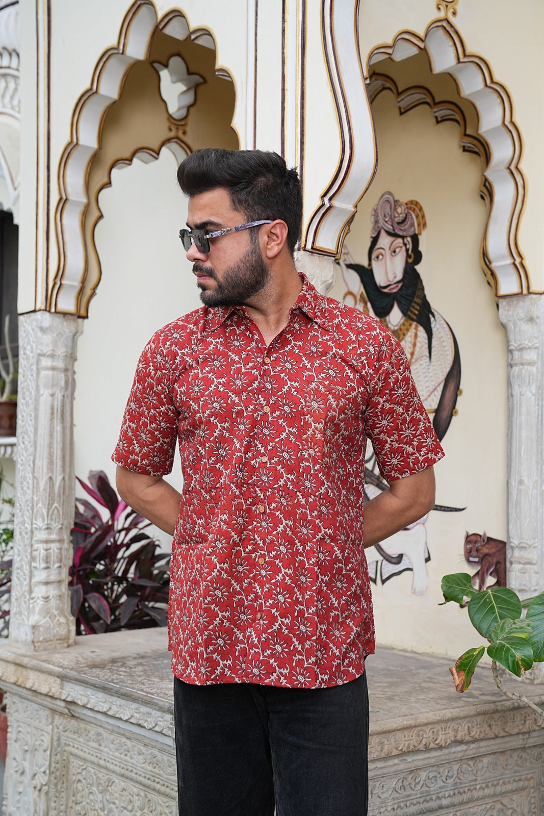 Men’s Pure Cotton Handblock Shirts – Comfortable & Sustainable