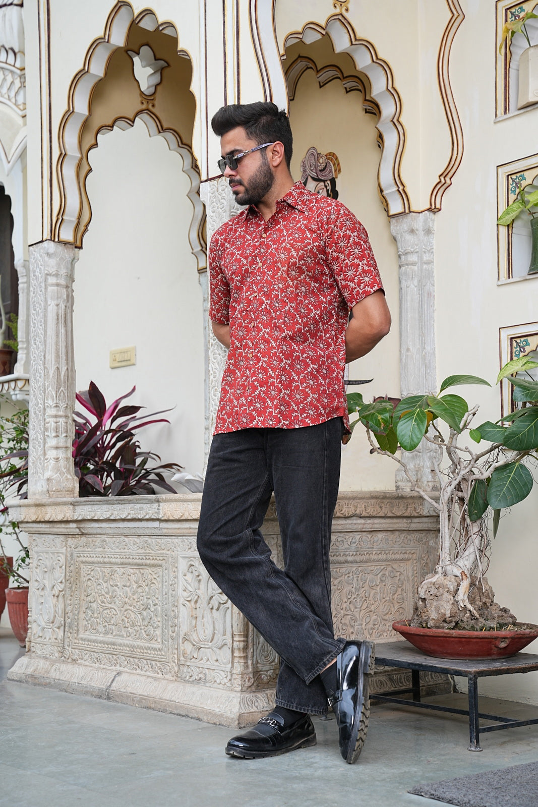 Men’s Pure Cotton Handblock Shirts – Comfortable & Sustainable