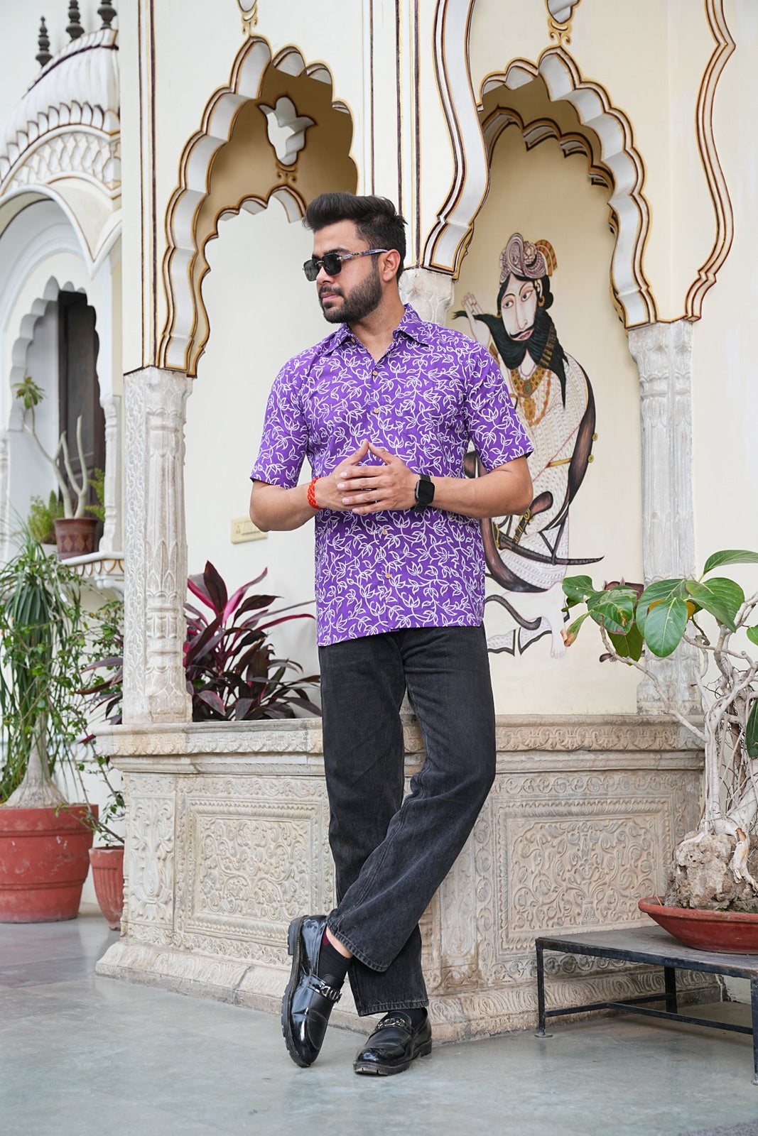 Men’s Pure Cotton Handblock Shirts – Comfortable & Sustainable