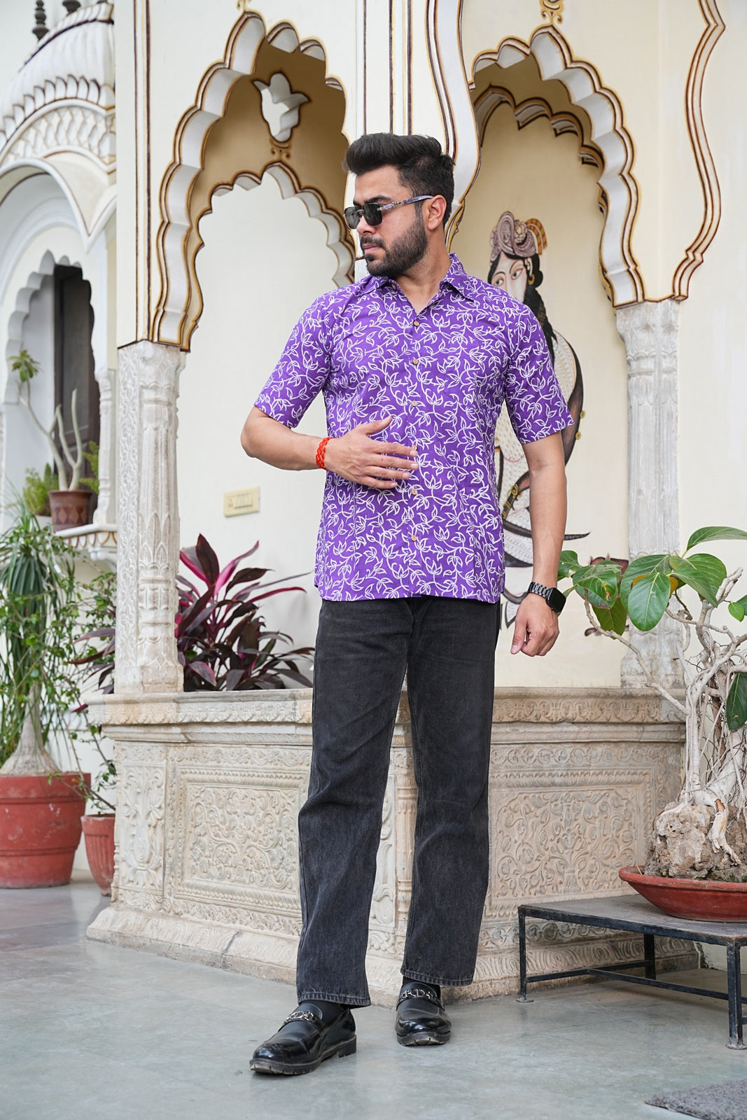 Men’s Pure Cotton Handblock Shirts – Comfortable & Sustainable