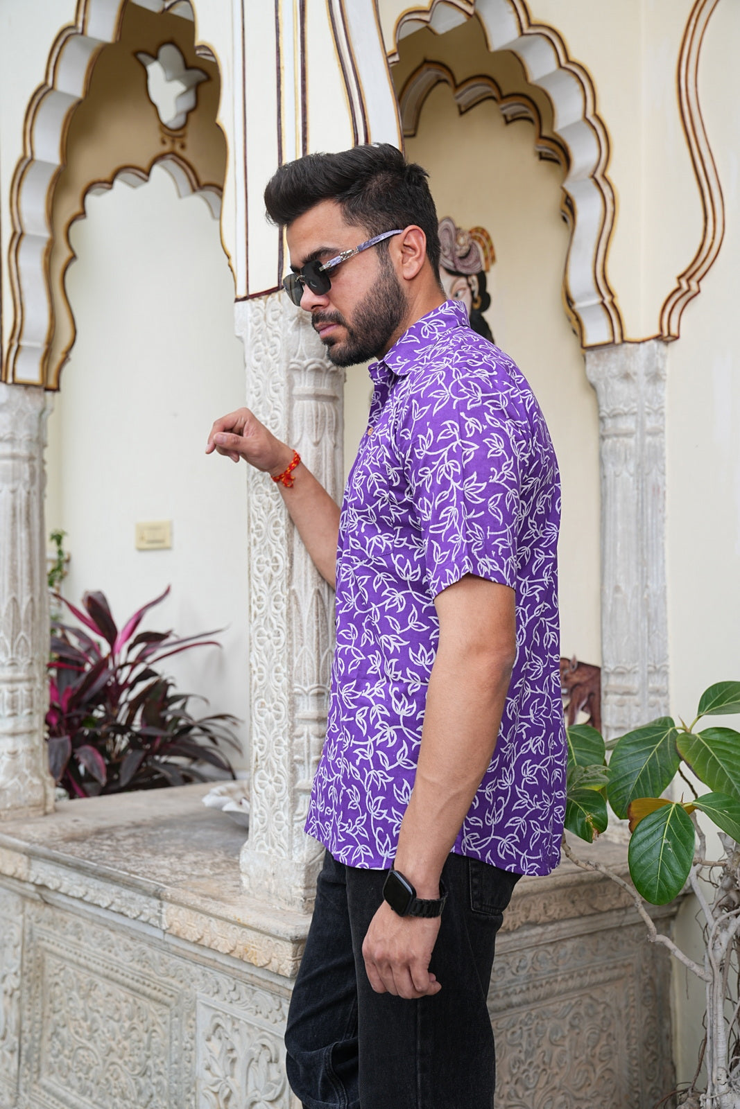 Men’s Pure Cotton Handblock Shirts – Comfortable & Sustainable