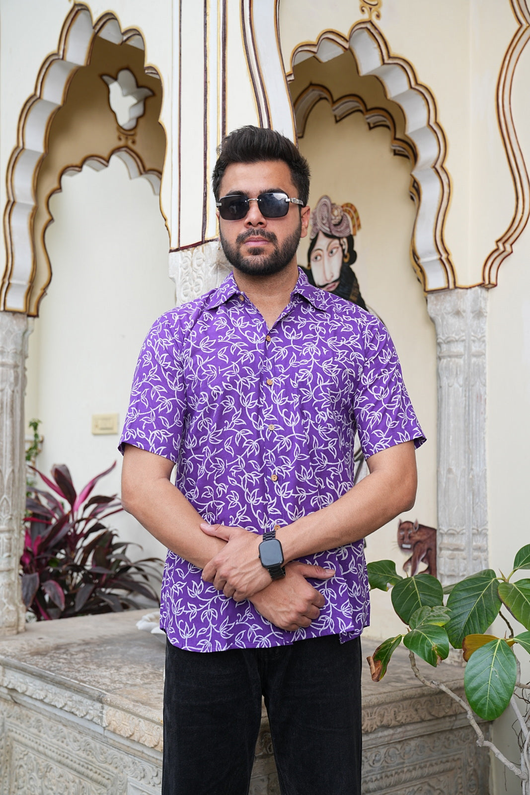 Men’s Pure Cotton Handblock Shirts – Comfortable & Sustainable