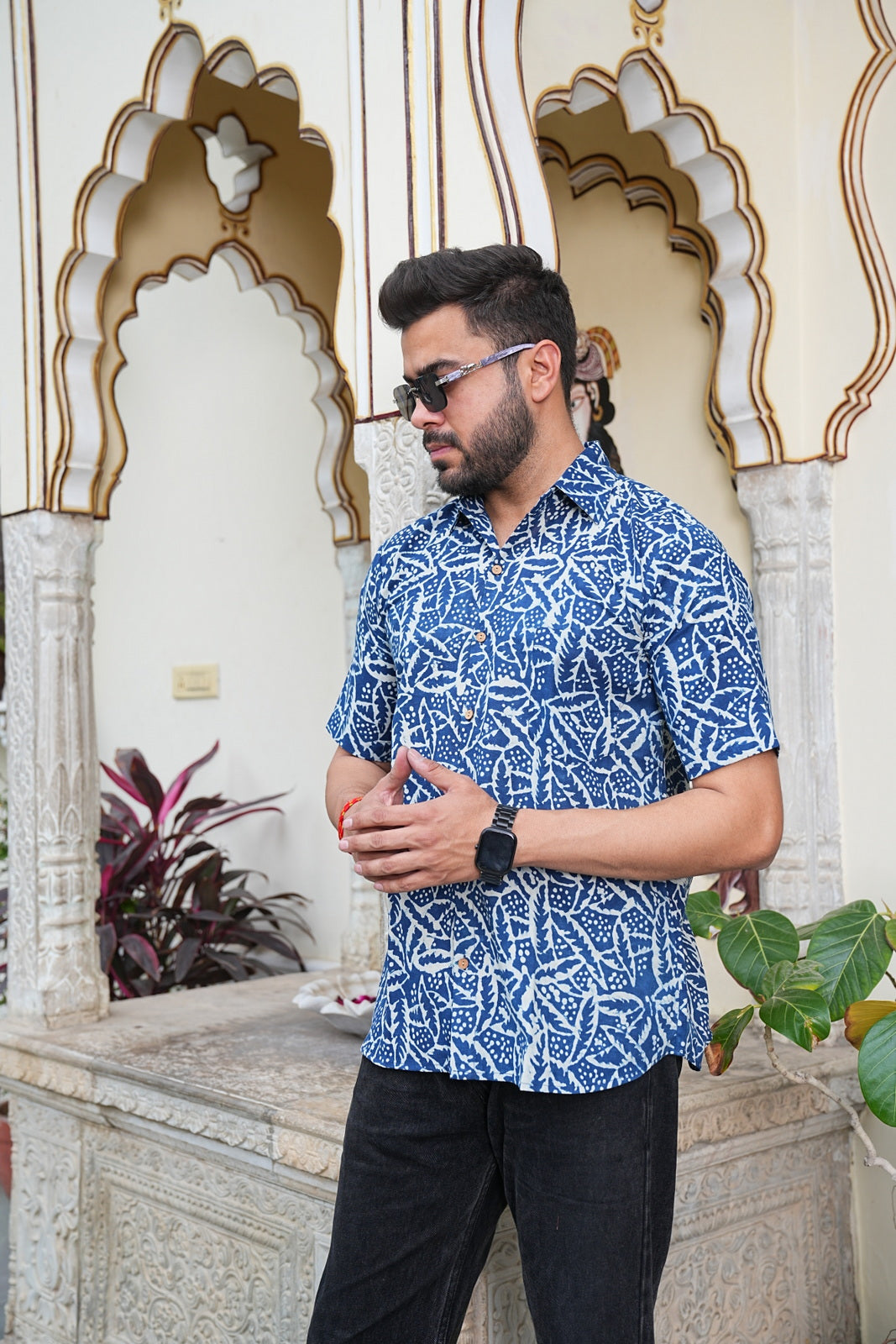 Men’s Pure Cotton Handblock Shirts – Comfortable & Sustainable