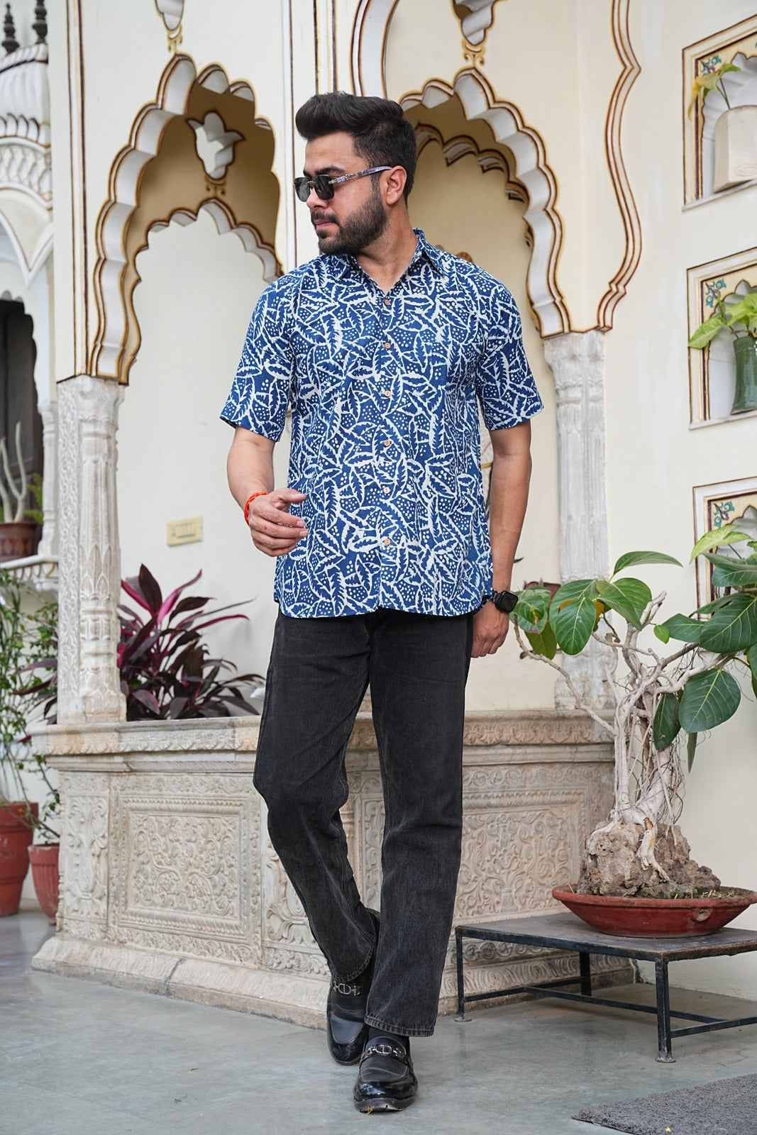 Men’s Pure Cotton Handblock Shirts – Comfortable & Sustainable