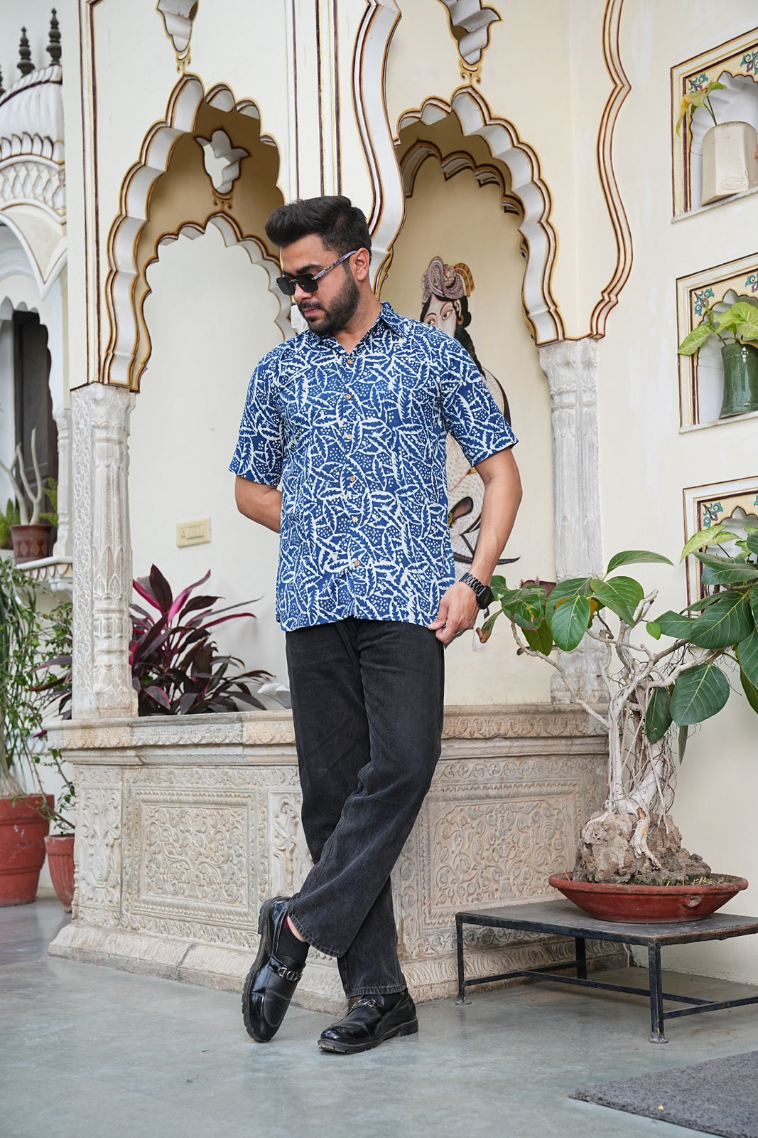 Men’s Pure Cotton Handblock Shirts – Comfortable & Sustainable