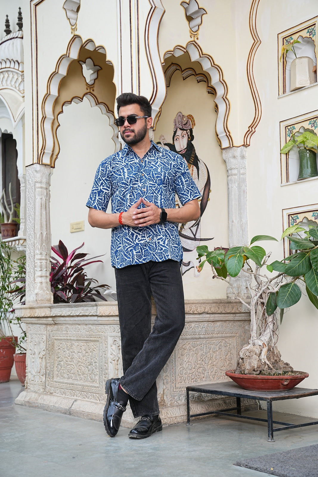 Men’s Pure Cotton Handblock Shirts – Comfortable & Sustainable