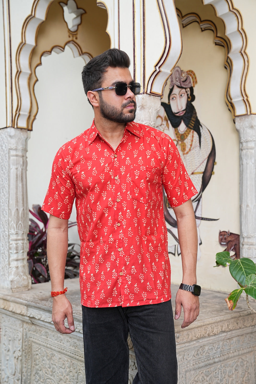 Men’s Pure Cotton Handblock Shirts – Comfortable & Sustainable