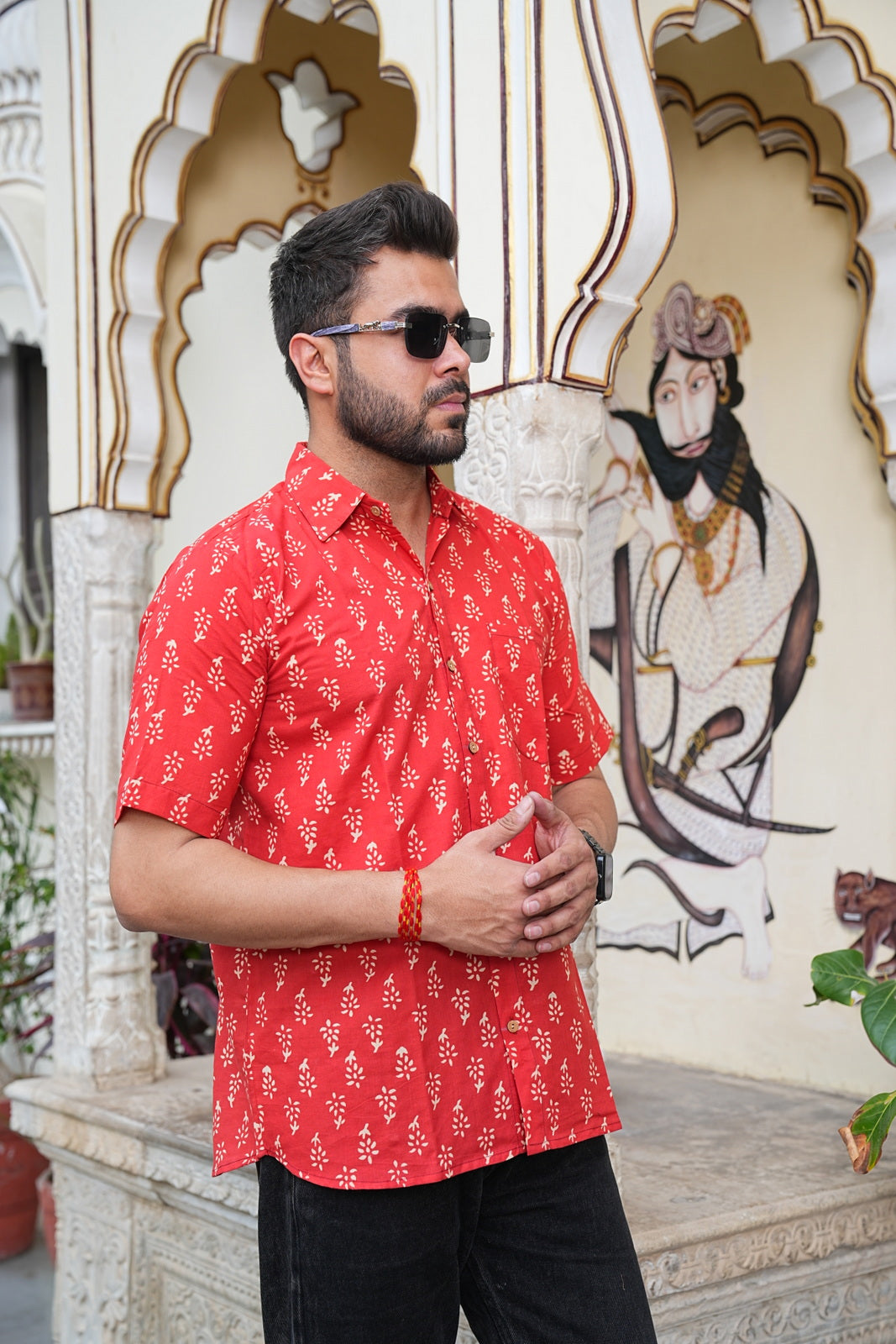 Men’s Pure Cotton Handblock Shirts – Comfortable & Sustainable