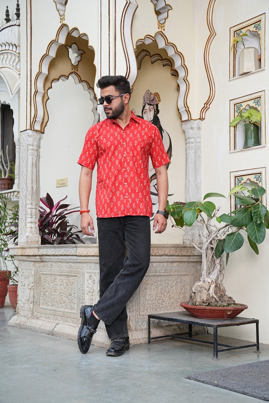 Men’s Pure Cotton Handblock Shirts – Comfortable & Sustainable