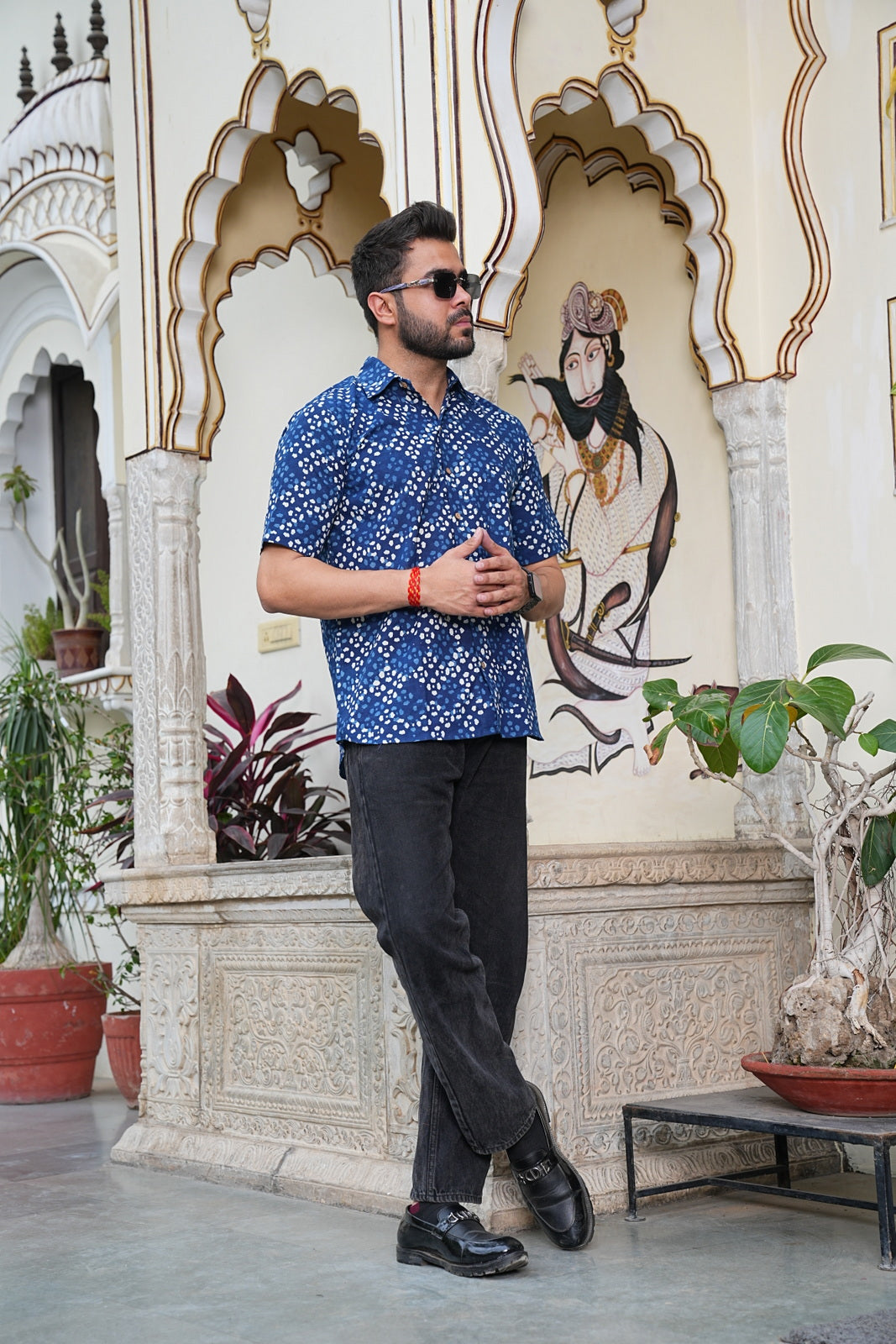 Men’s Pure Cotton Handblock Shirts – Comfortable & Sustainable