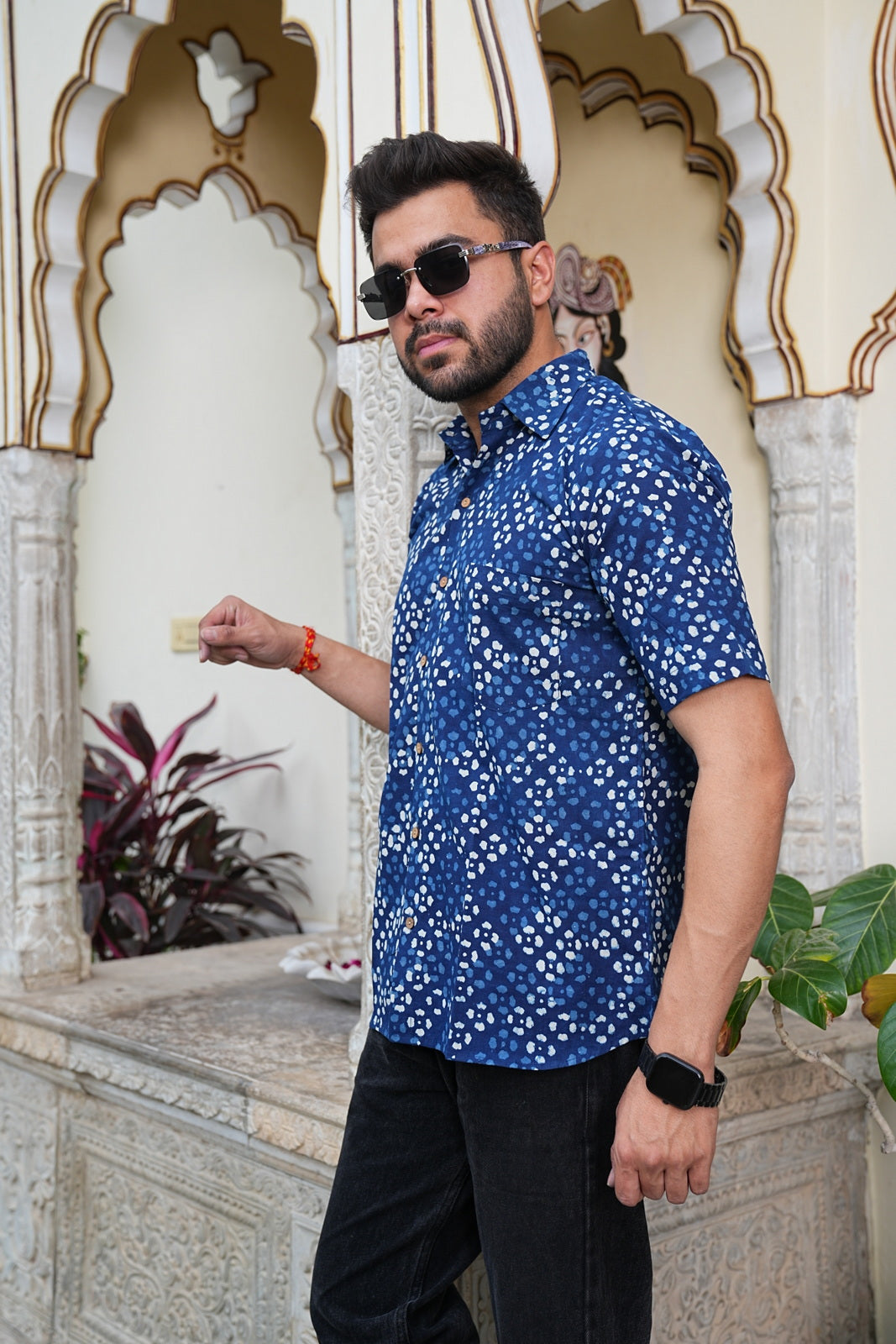 Men’s Pure Cotton Handblock Shirts – Comfortable & Sustainable