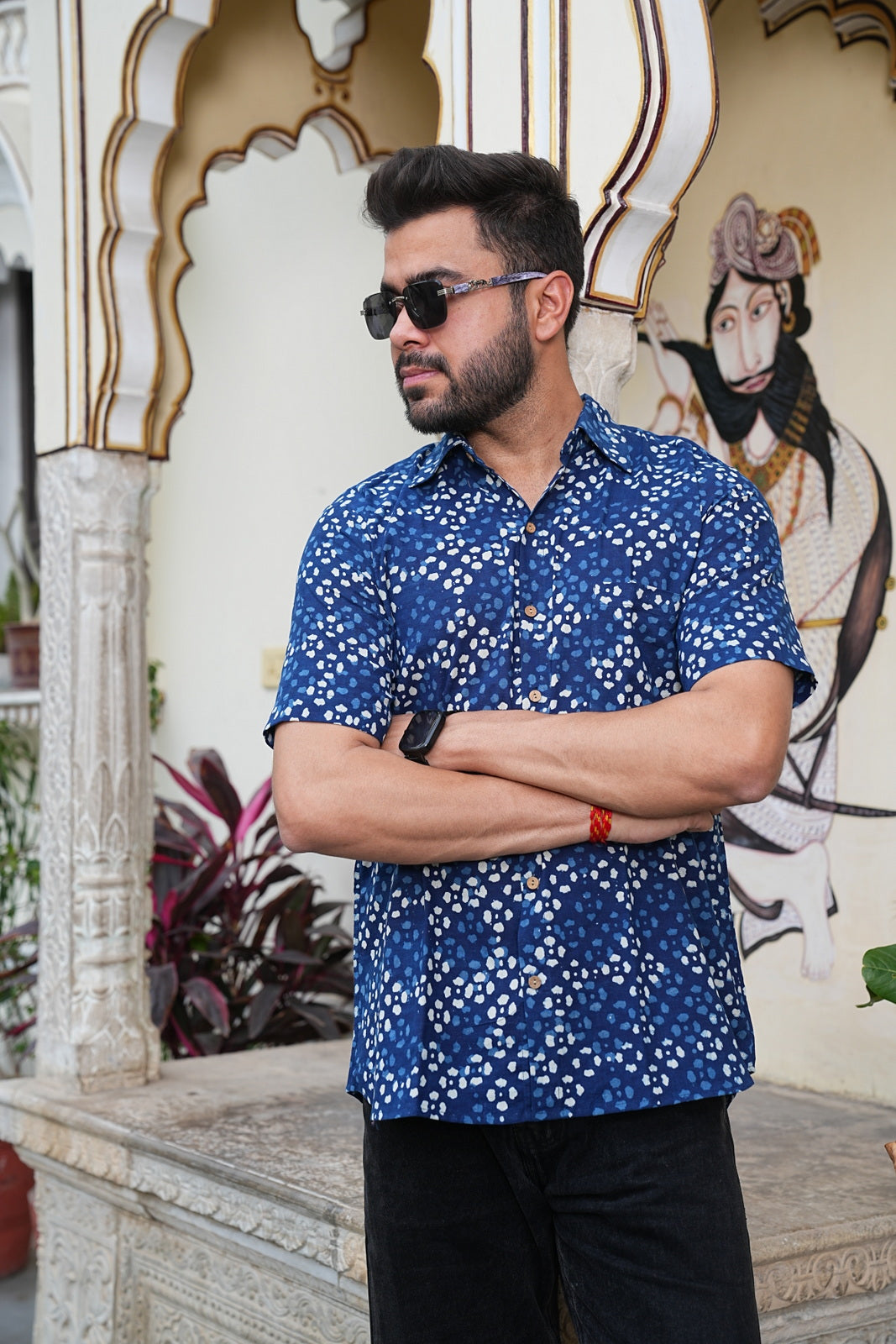 Men’s Pure Cotton Handblock Shirts – Comfortable & Sustainable