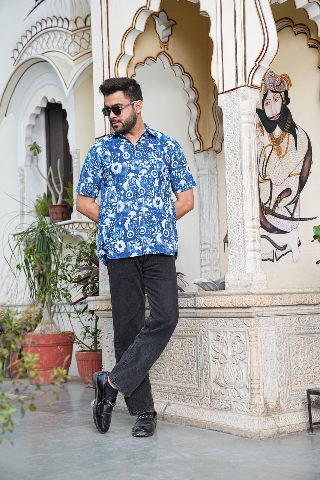 Men’s Pure Cotton Handblock Shirts – Comfortable & Sustainable