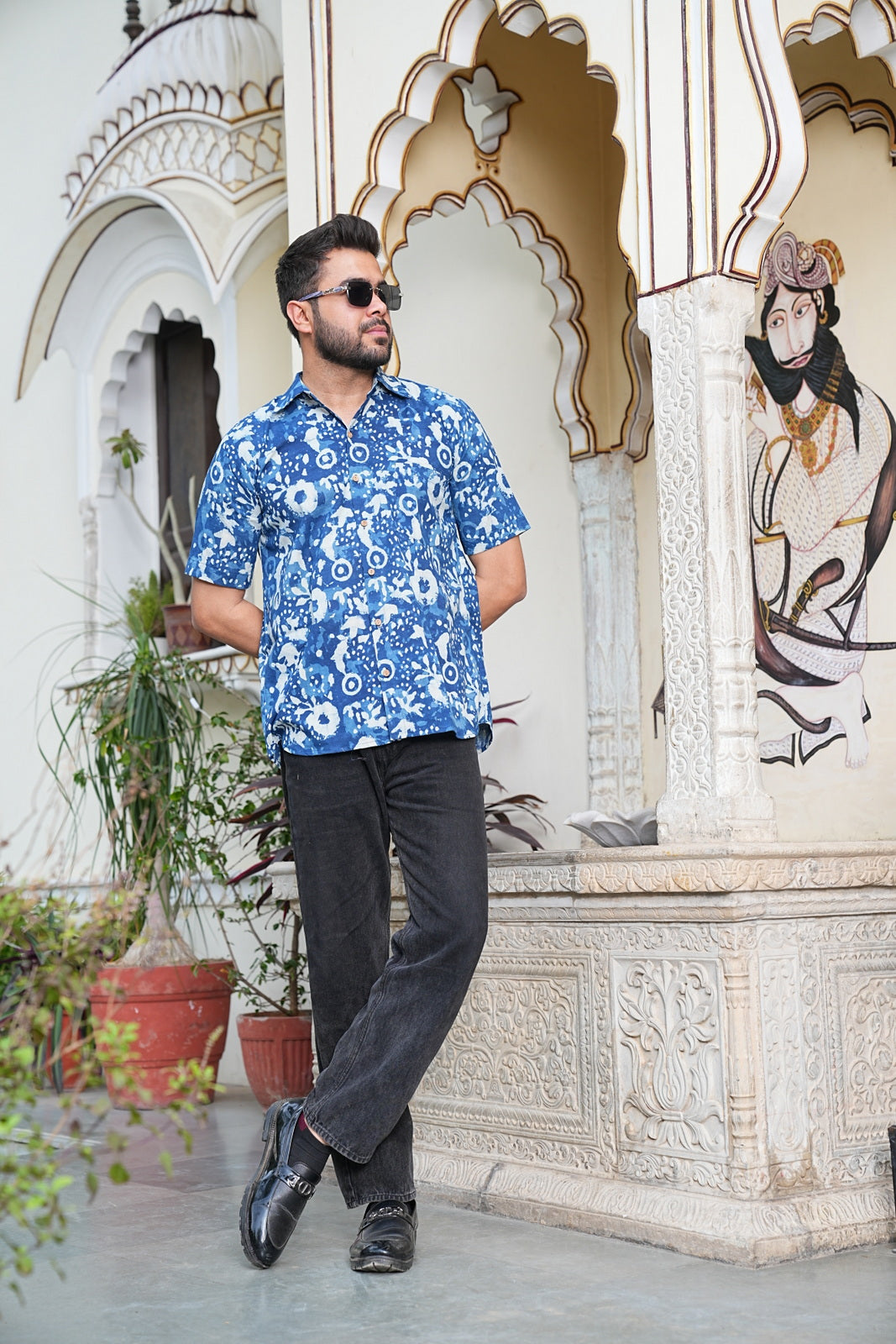 Men’s Pure Cotton Handblock Shirts – Comfortable & Sustainable