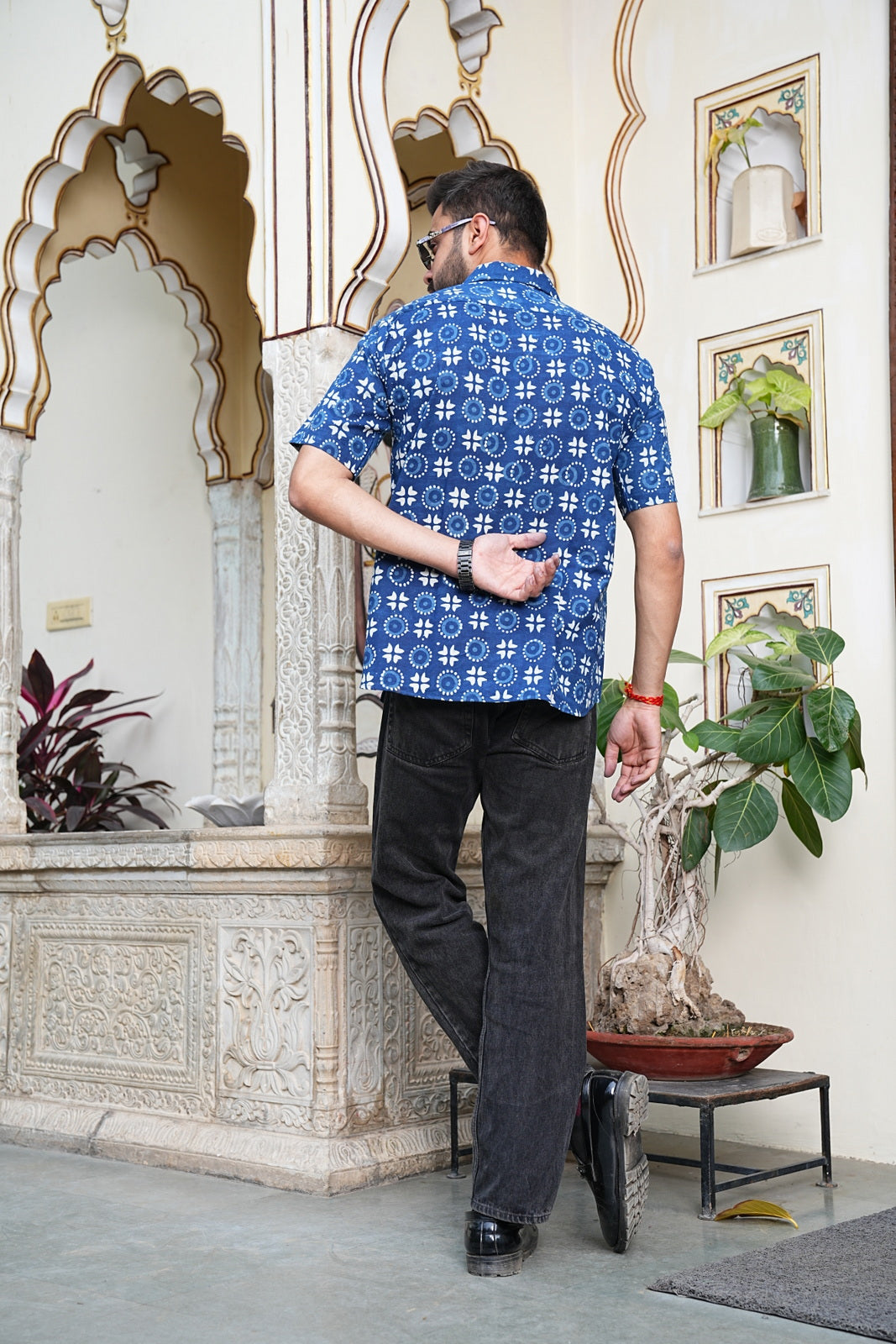 Men’s Pure Cotton Handblock Shirts – Comfortable & Sustainable