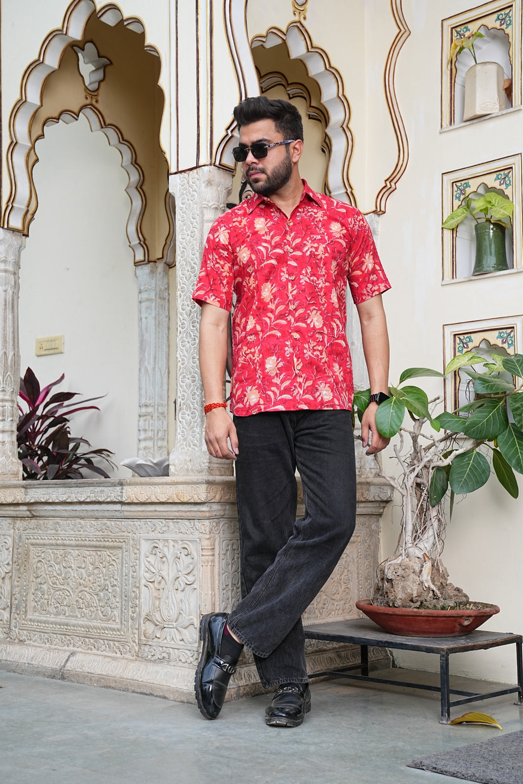 Men’s Pure Cotton Handblock Shirts – Comfortable & Sustainable