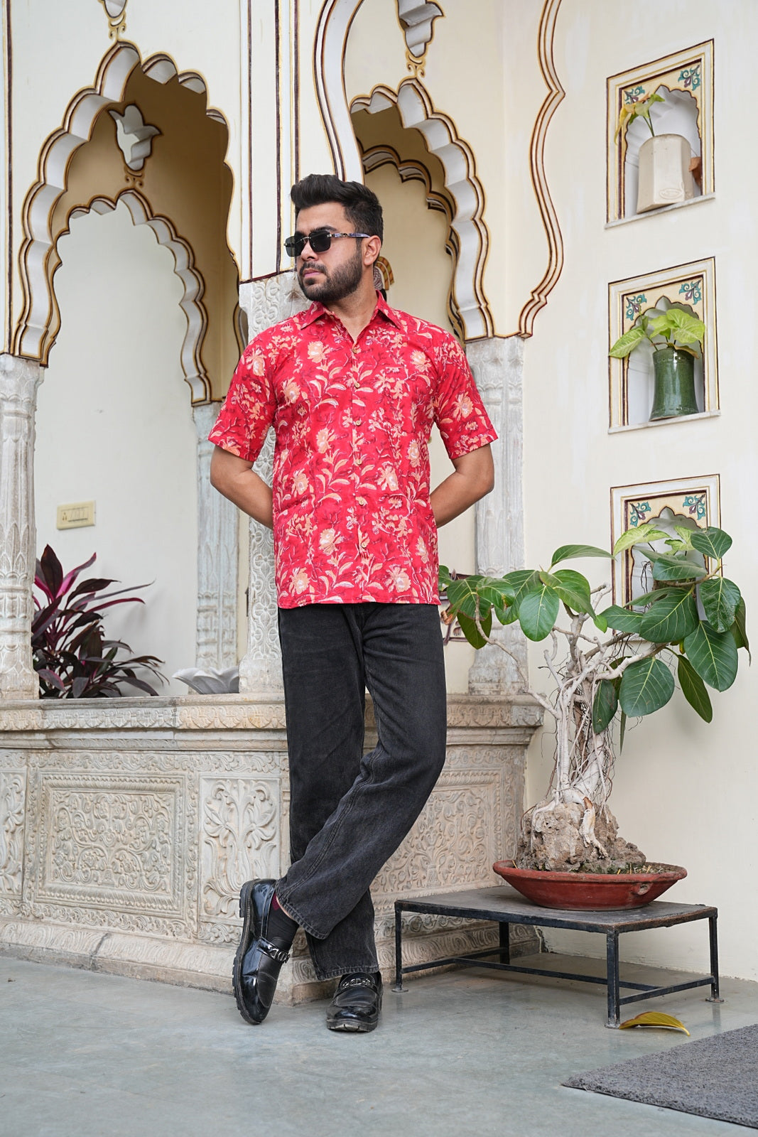 Men’s Pure Cotton Handblock Shirts – Comfortable & Sustainable