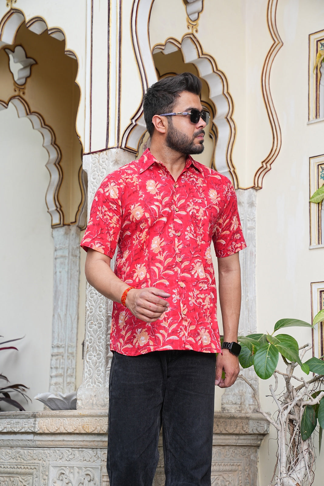 Men’s Pure Cotton Handblock Shirts – Comfortable & Sustainable