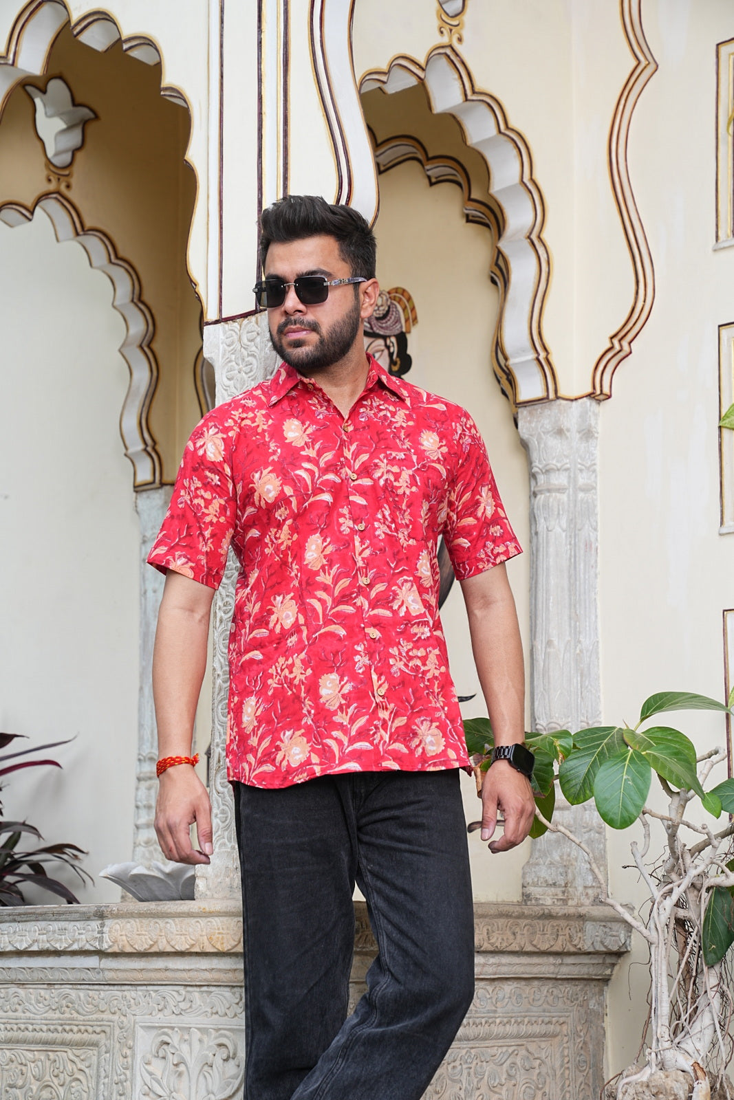 Men’s Pure Cotton Handblock Shirts – Comfortable & Sustainable