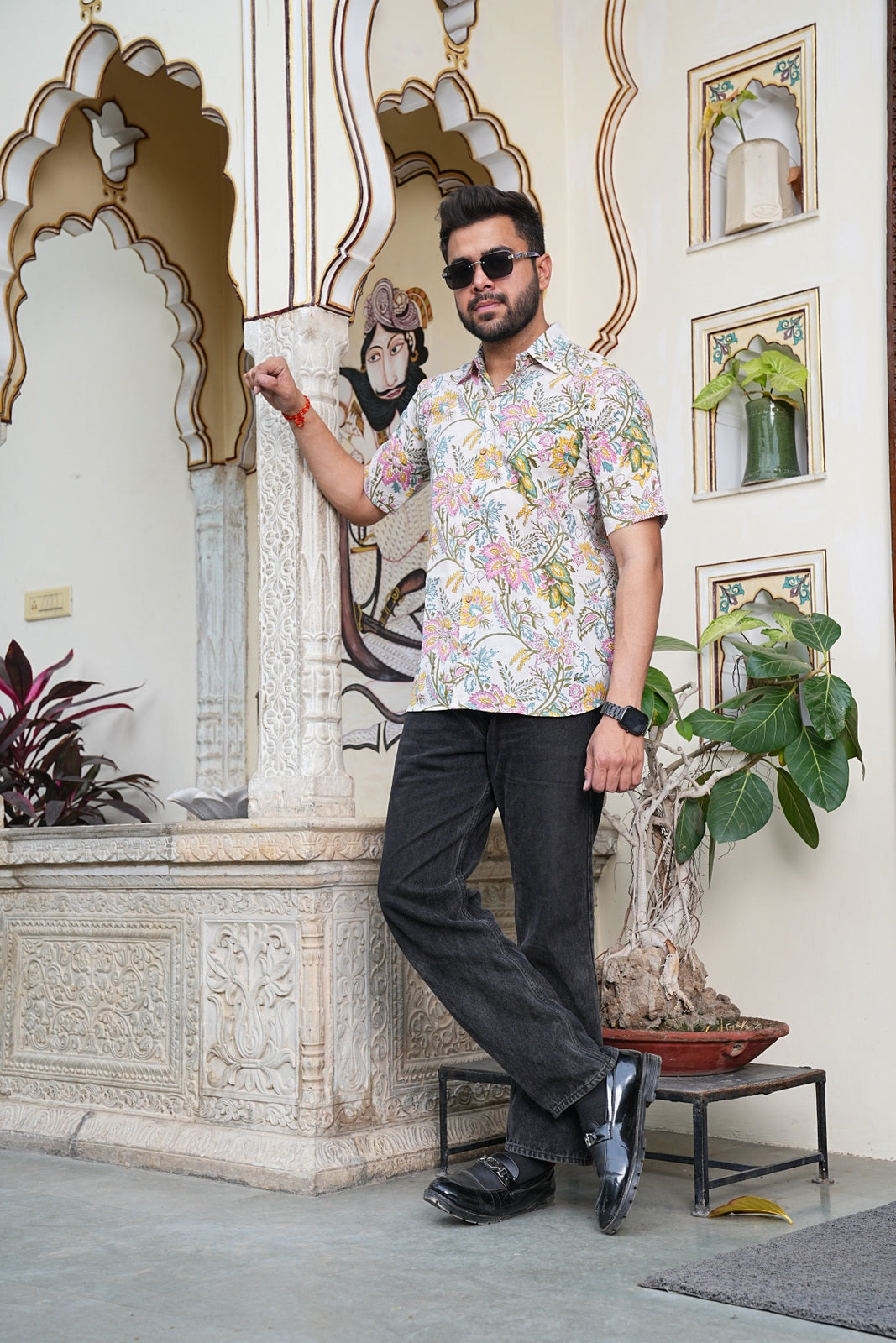 Men’s Pure Cotton Handblock Shirts – Comfortable & Sustainable