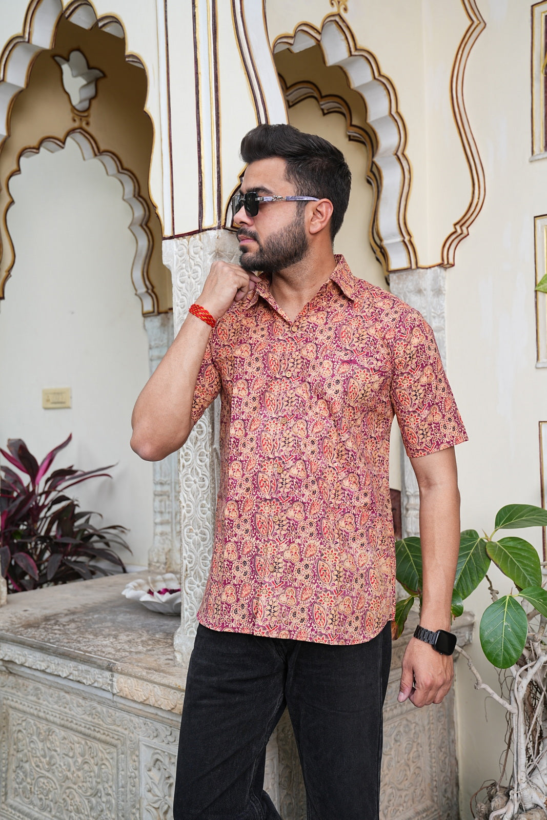 Men’s Pure Cotton Handblock Shirts – Comfortable & Sustainable