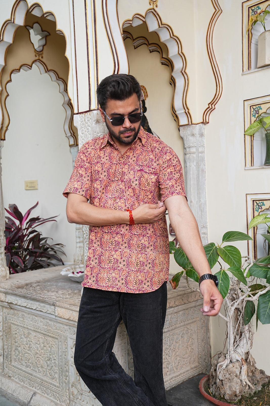 Men’s Pure Cotton Handblock Shirts – Comfortable & Sustainable