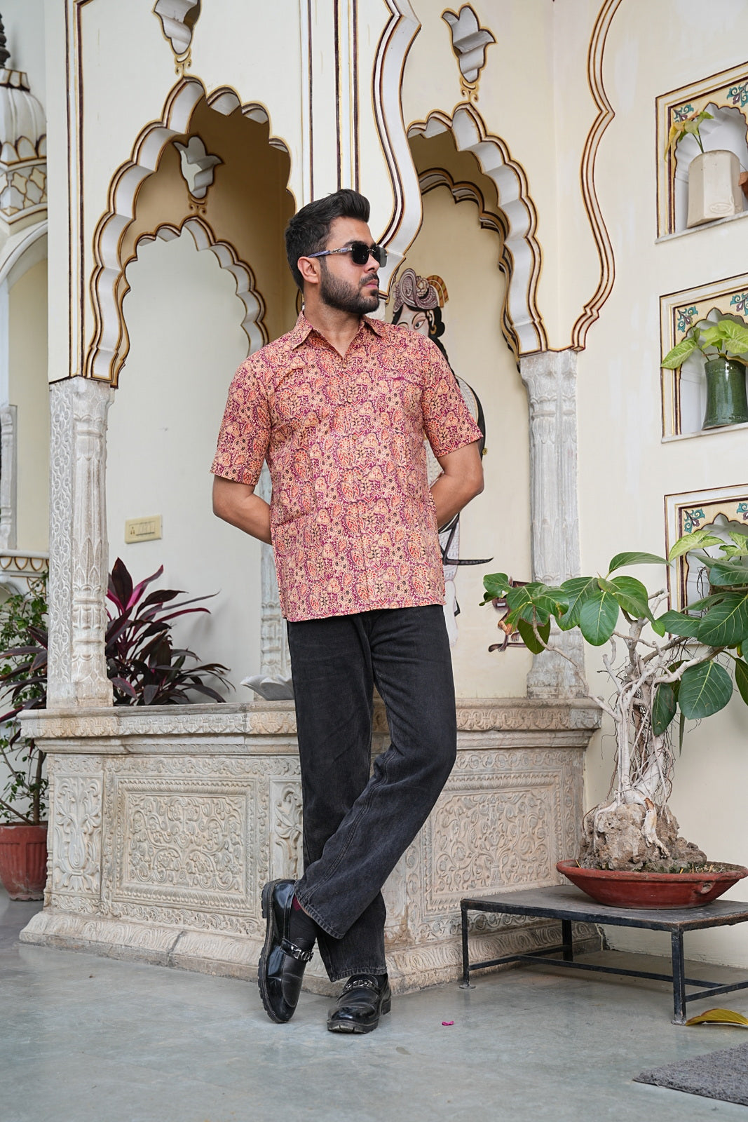 Men’s Pure Cotton Handblock Shirts – Comfortable & Sustainable