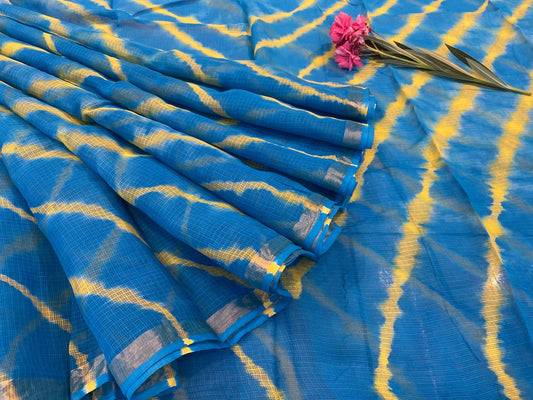 Pure Hand Block Printed Kota Doriya Saree with Blouse | Authentic Handcrafted Cotton Saree | House of the Handblock Jaipur