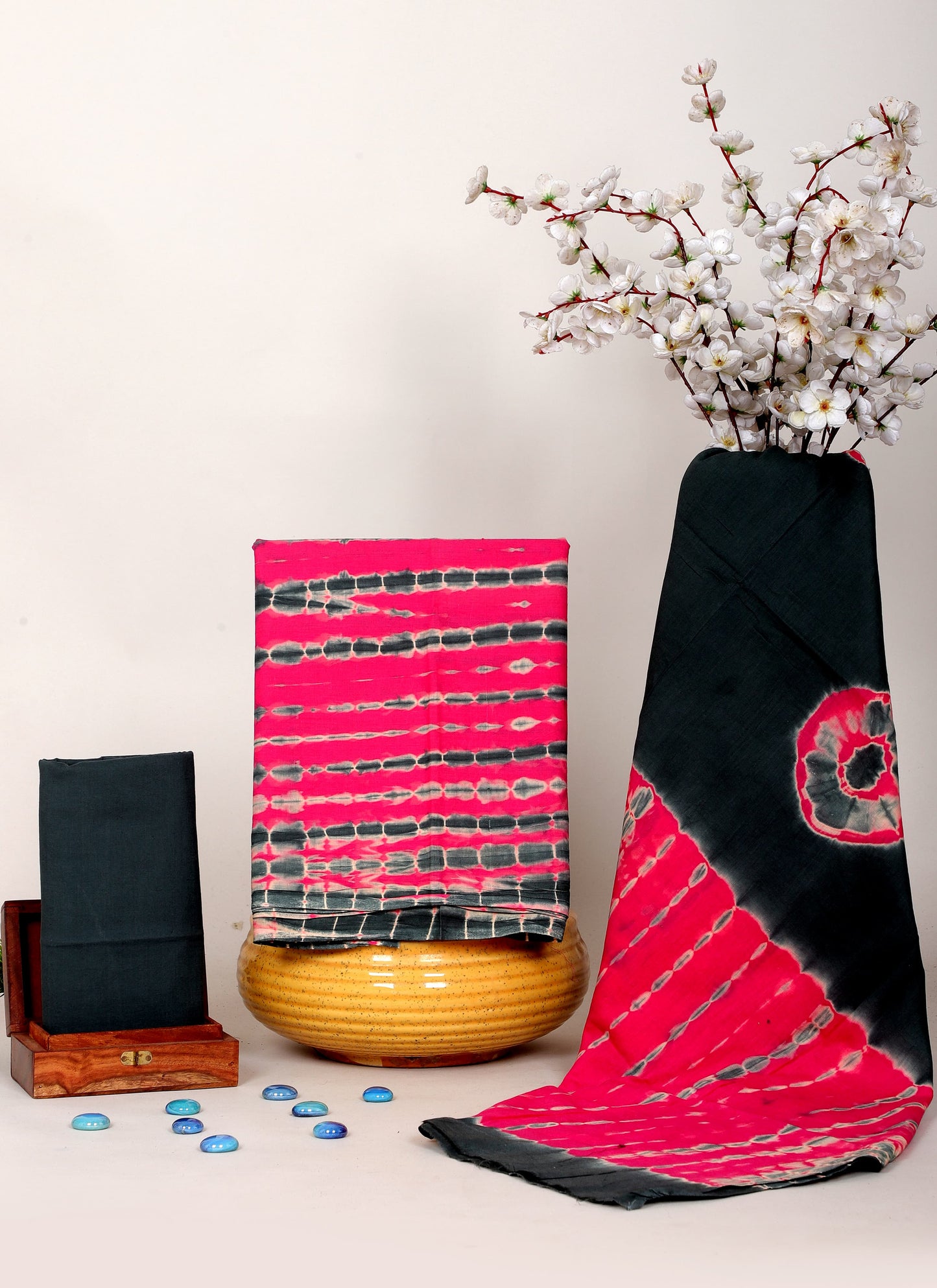 Handblock Printed Unstitched Cotton Suit Set – House of the Handblock