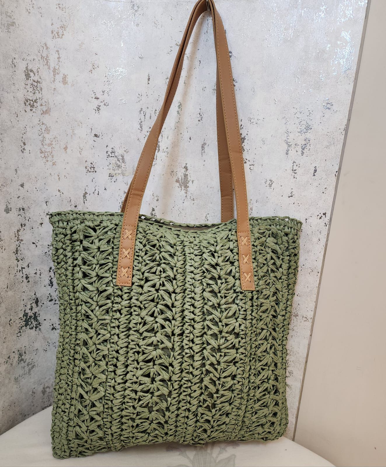 The SQUARE Shape Beach Tote | Lightweight & Foldable Big Size Bag | Durable Fabric – House of the Handblock