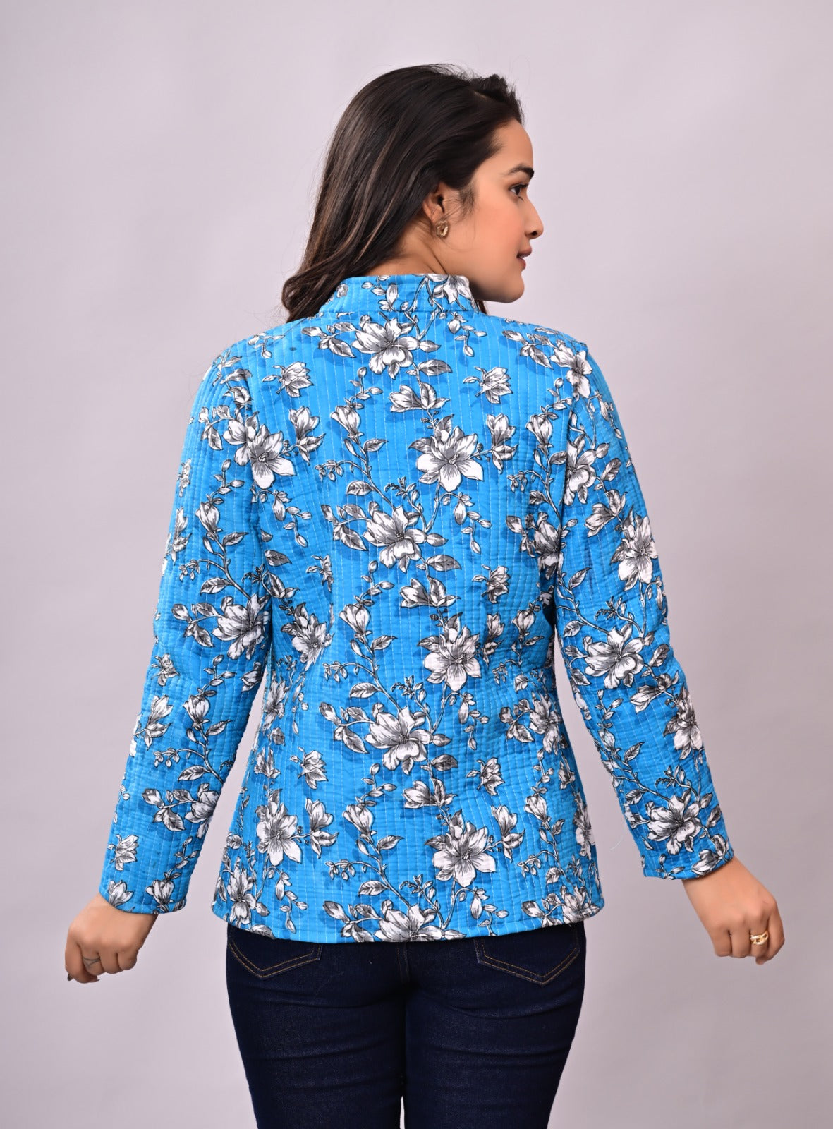 Jaipuri Quilted Reversible Cotton Winter Jacket | Custom Prints | Sizes XXS–7XL | House of the Handblock