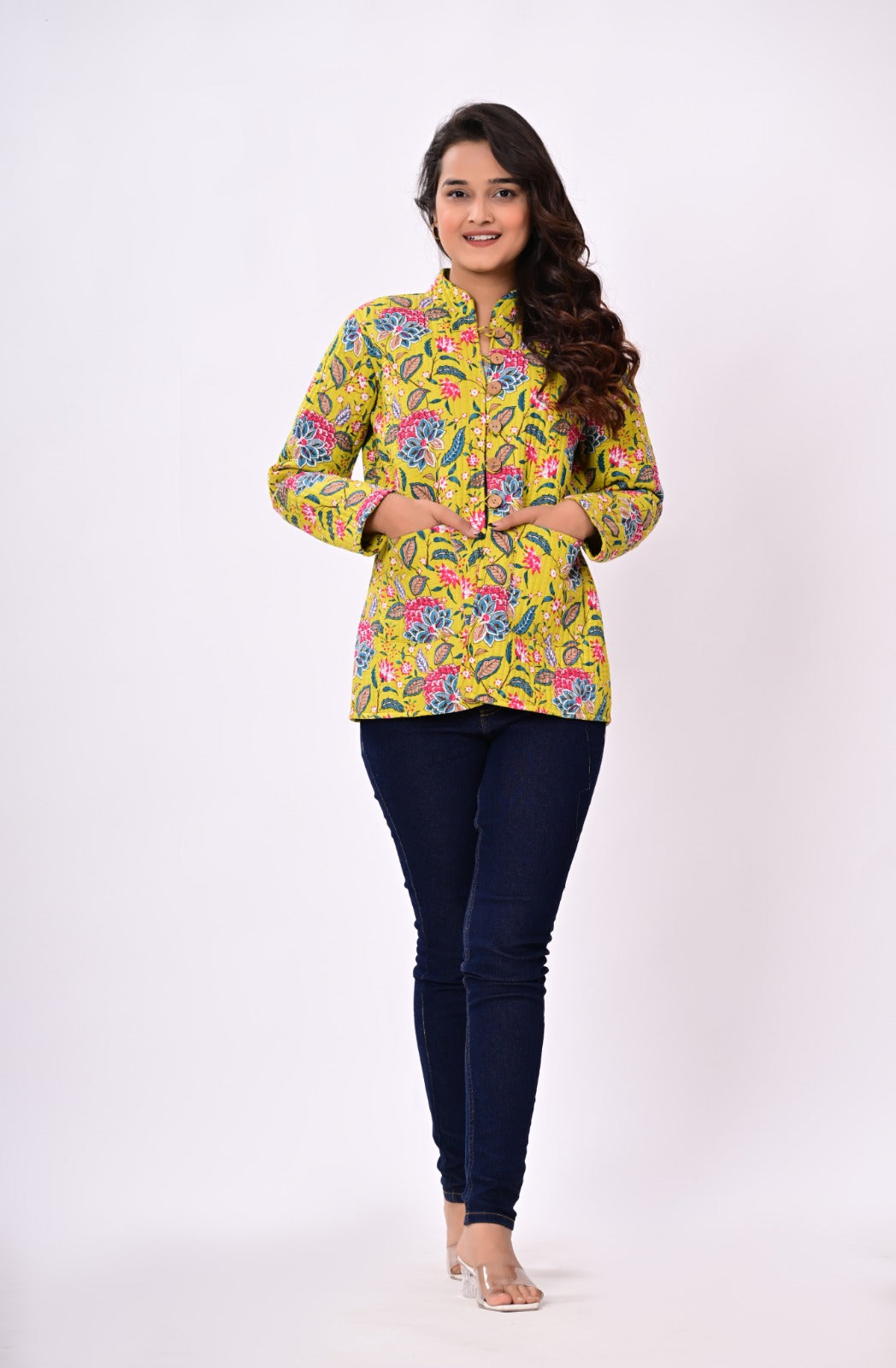 Jaipuri Quilted Reversible Cotton Winter Jacket | Custom Prints | Sizes XXS–7XL | House of the Handblock