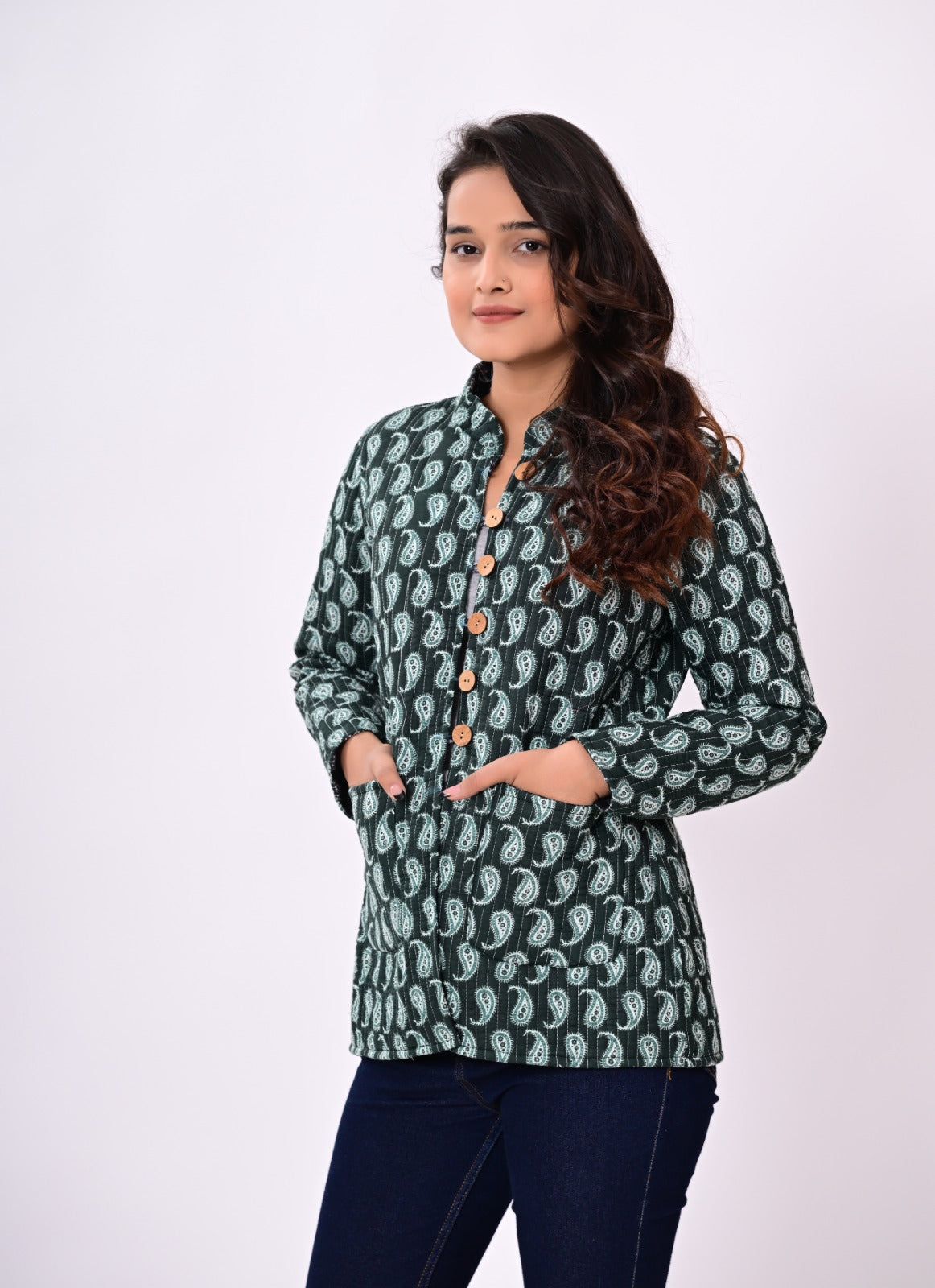 Jaipuri Quilted Reversible Cotton Winter Jacket | Custom Prints | Sizes XXS–7XL | House of the Handblock