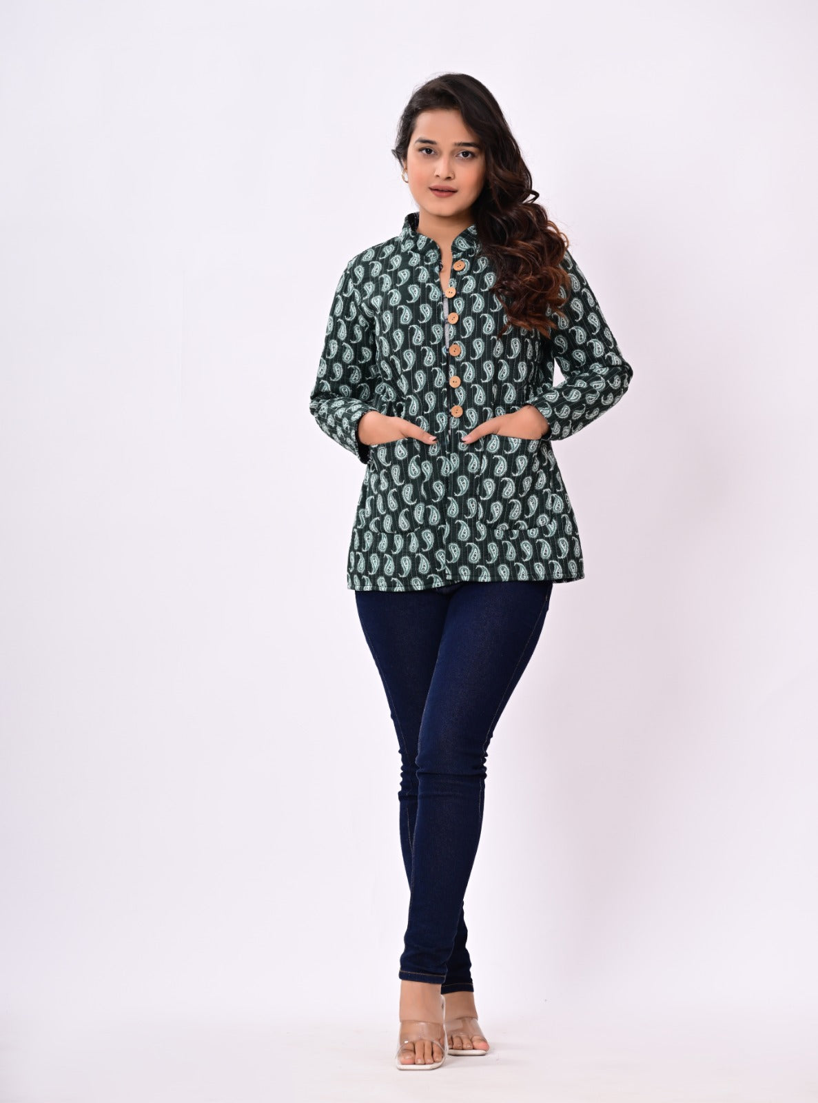 Jaipuri Quilted Reversible Cotton Winter Jacket | Custom Prints | Sizes XXS–7XL | House of the Handblock