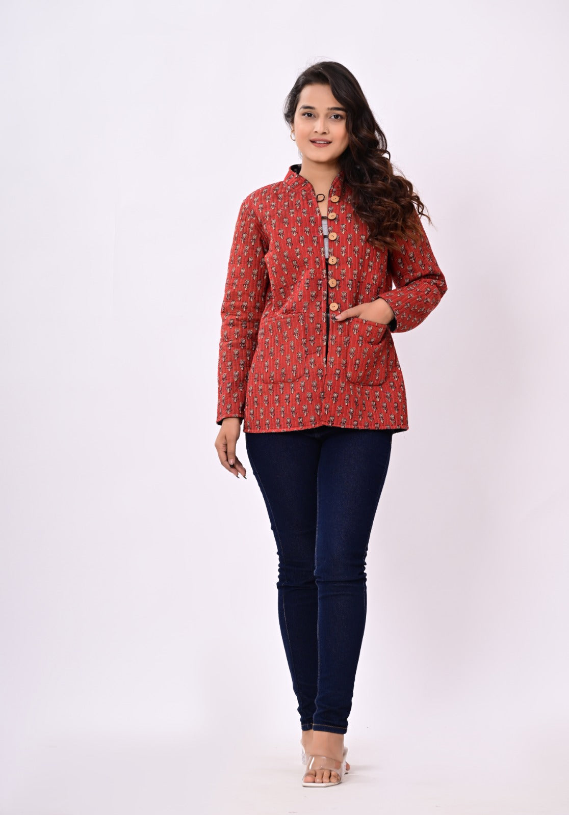 Jaipuri Quilted Reversible Cotton Winter Jacket | Custom Prints | Sizes XXS–7XL | House of the Handblock