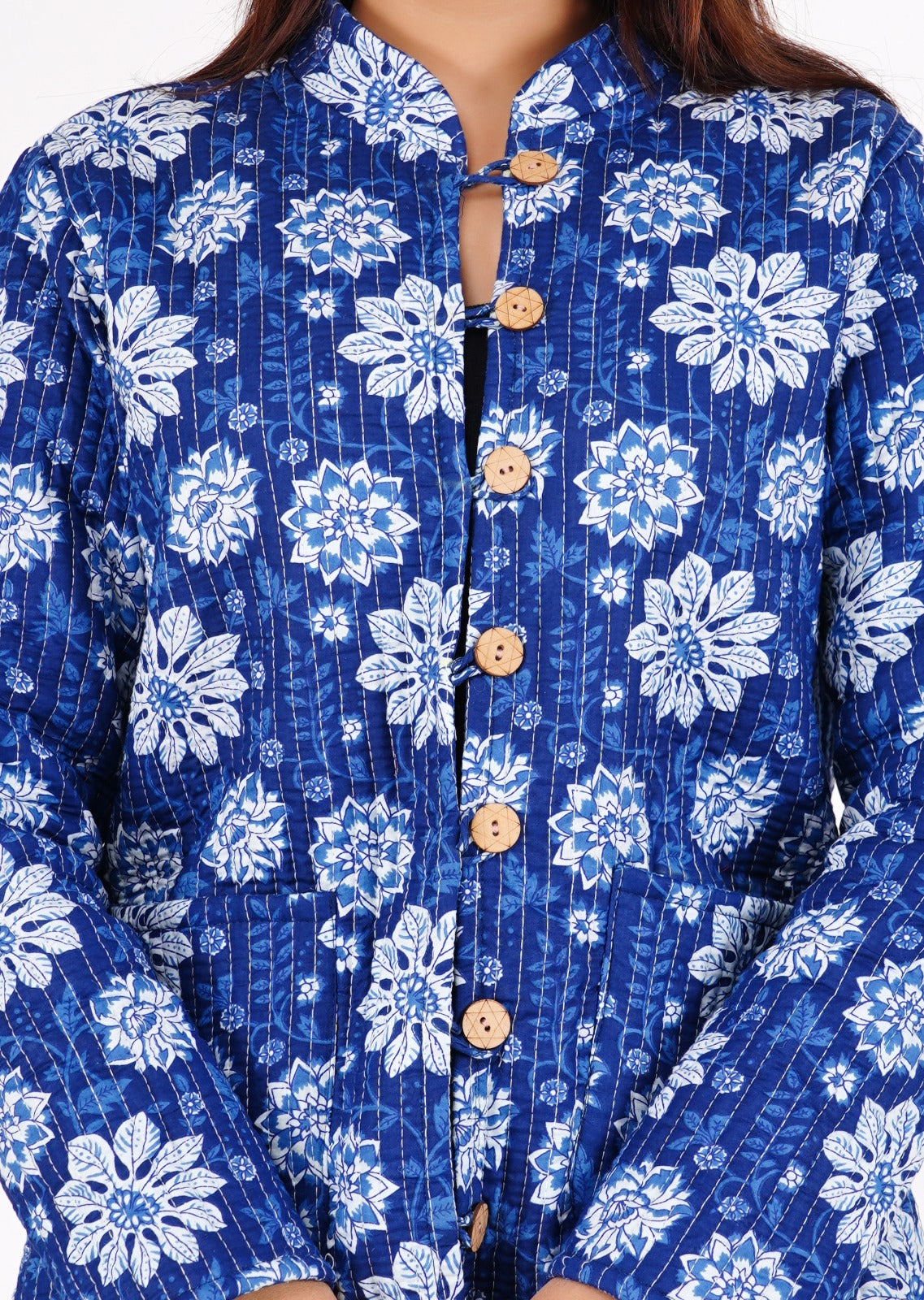 Jaipuri Quilted Reversible Cotton Winter Jacket | Custom Prints | Sizes XXS–7XL | House of the Handblock