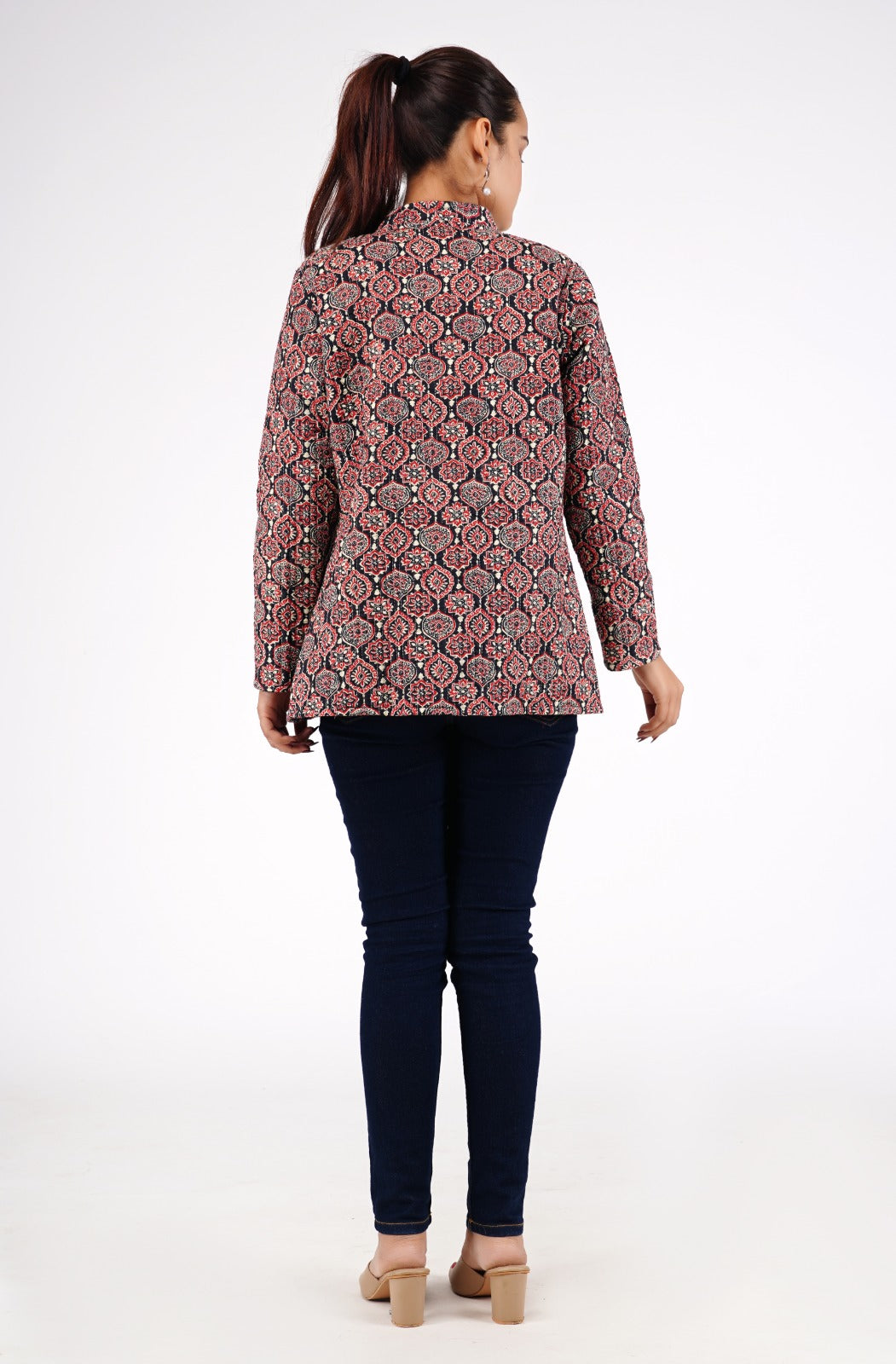 Jaipuri Quilted Reversible Cotton Winter Jacket | Custom Prints | Sizes XXS–7XL | House of the Handblock