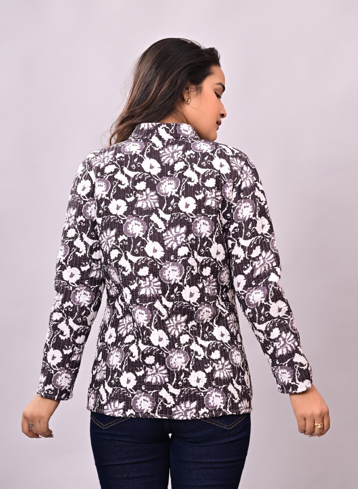 Jaipuri Quilted Reversible Cotton Winter Jacket | Custom Prints | Sizes XXS–7XL | House of the Handblock